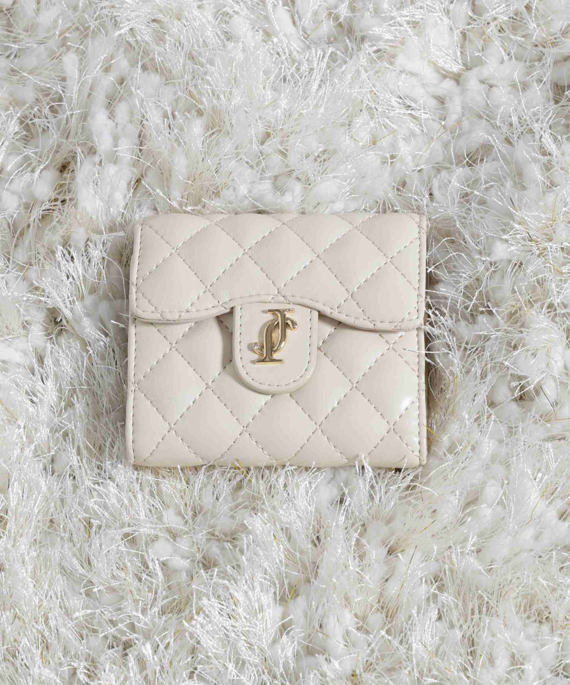 クロスJキルトウォレットシリーズ ミニ財布 ホワイト