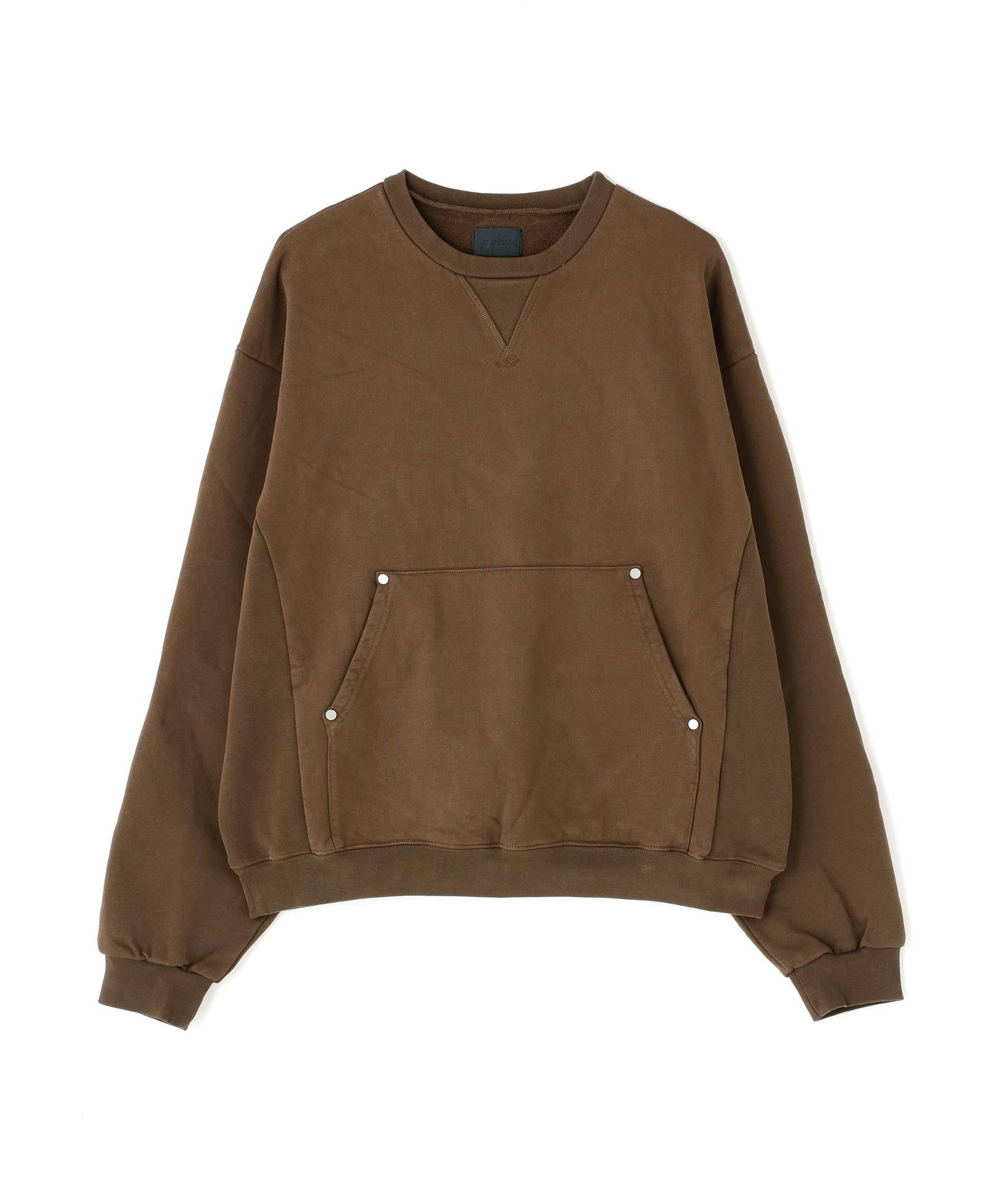 DankeSchon/ダンケシェーン/480HW SWEAT CREWNECK ブラウン