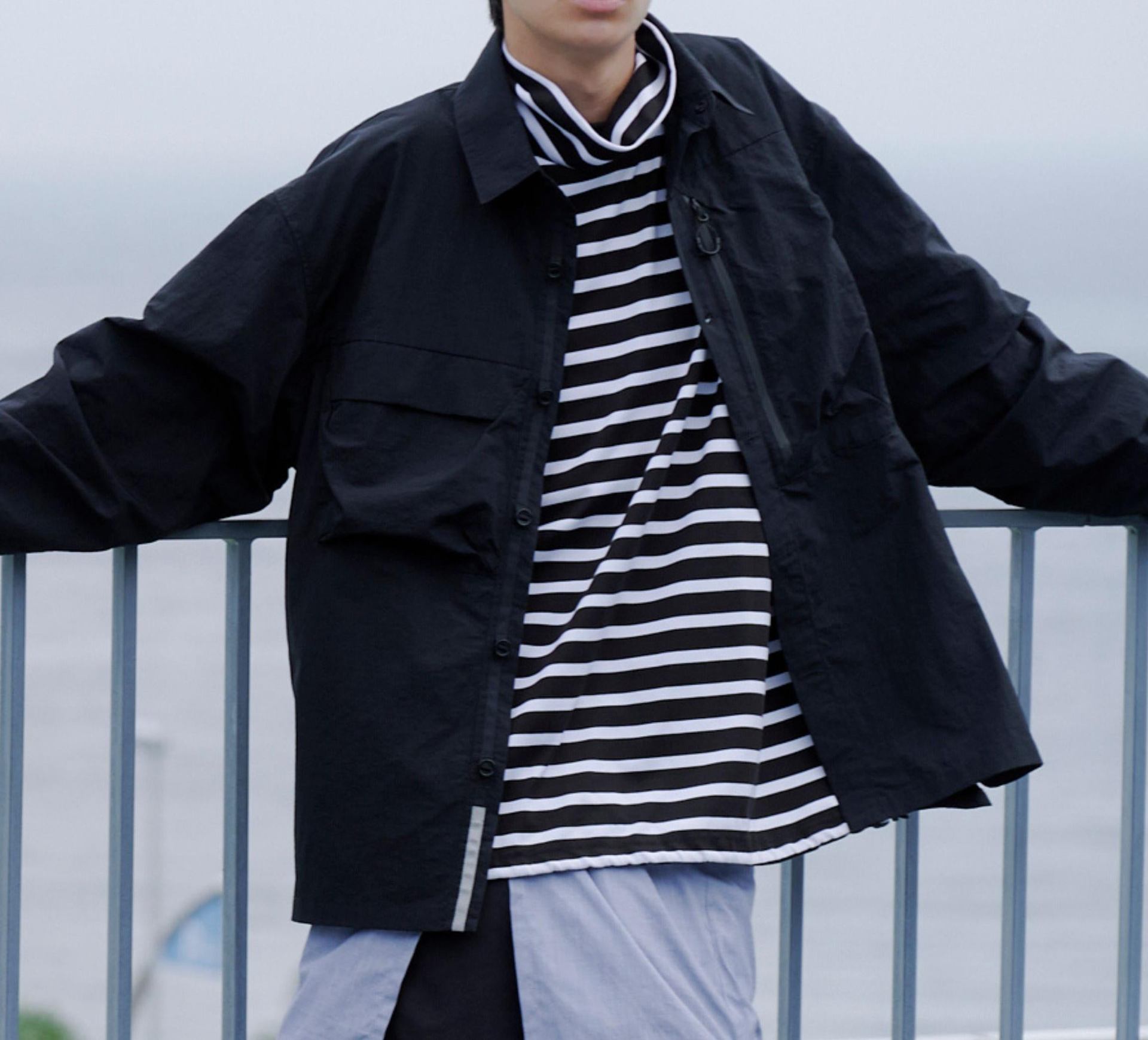 CMF OUTDOOR GARMENT/シーエムエフ アウトドアガーメント 別注 G.W SHIRTS ブラック