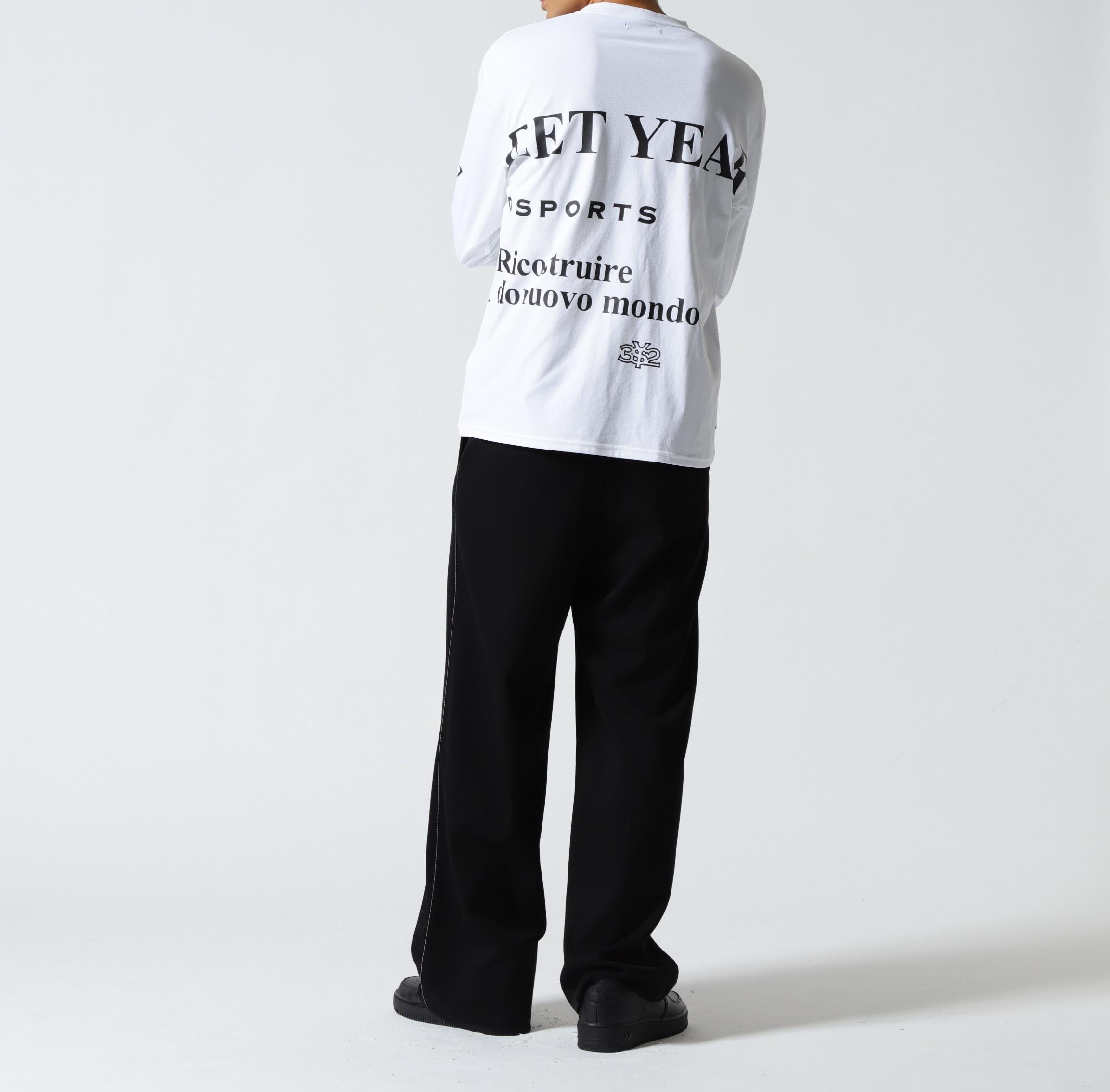 SY32 y SWEET YEA>S/NEW SEPA>ATE G>APHIC L/S TEE ホワイト
