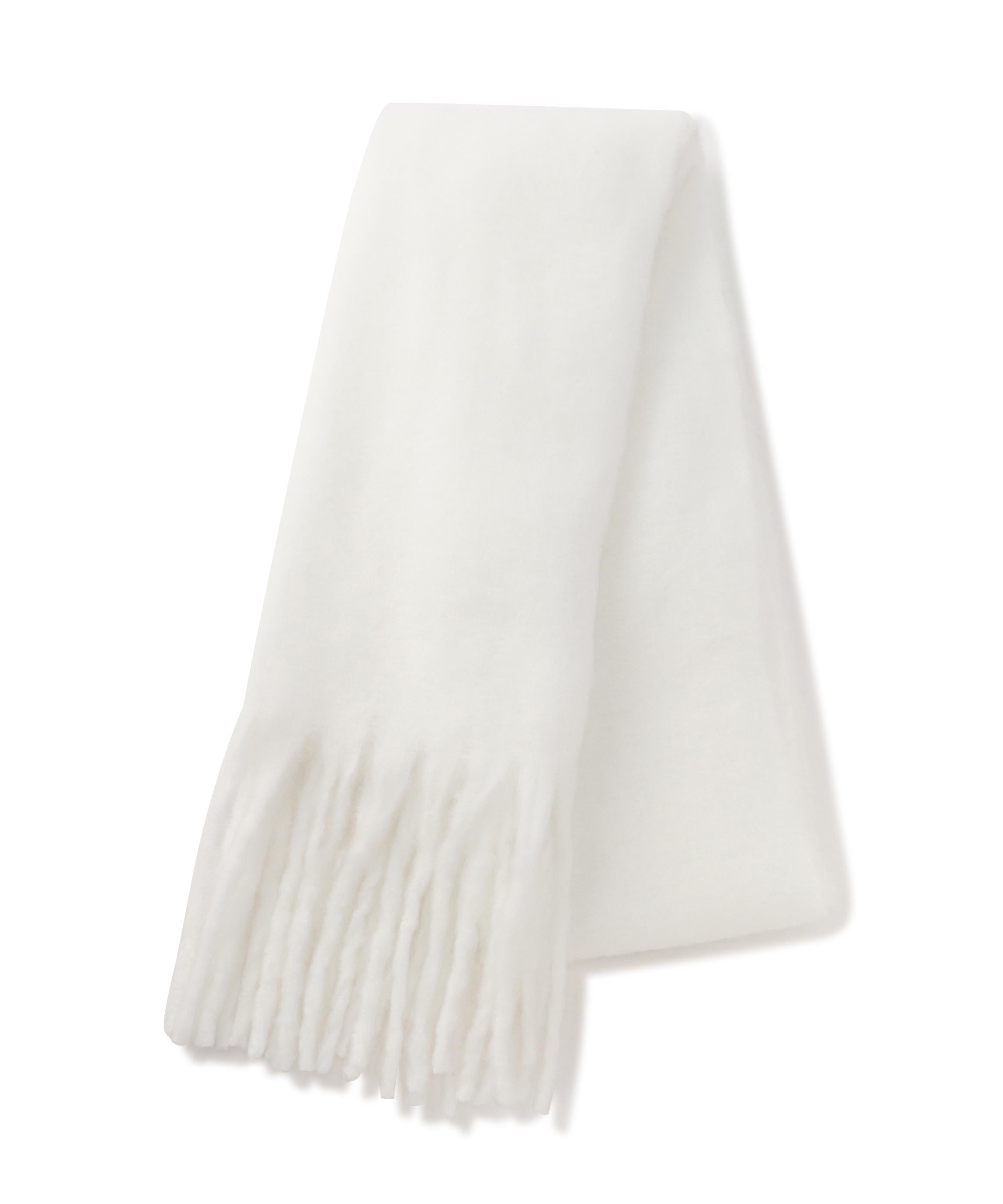 大判無地ストール ホワイト