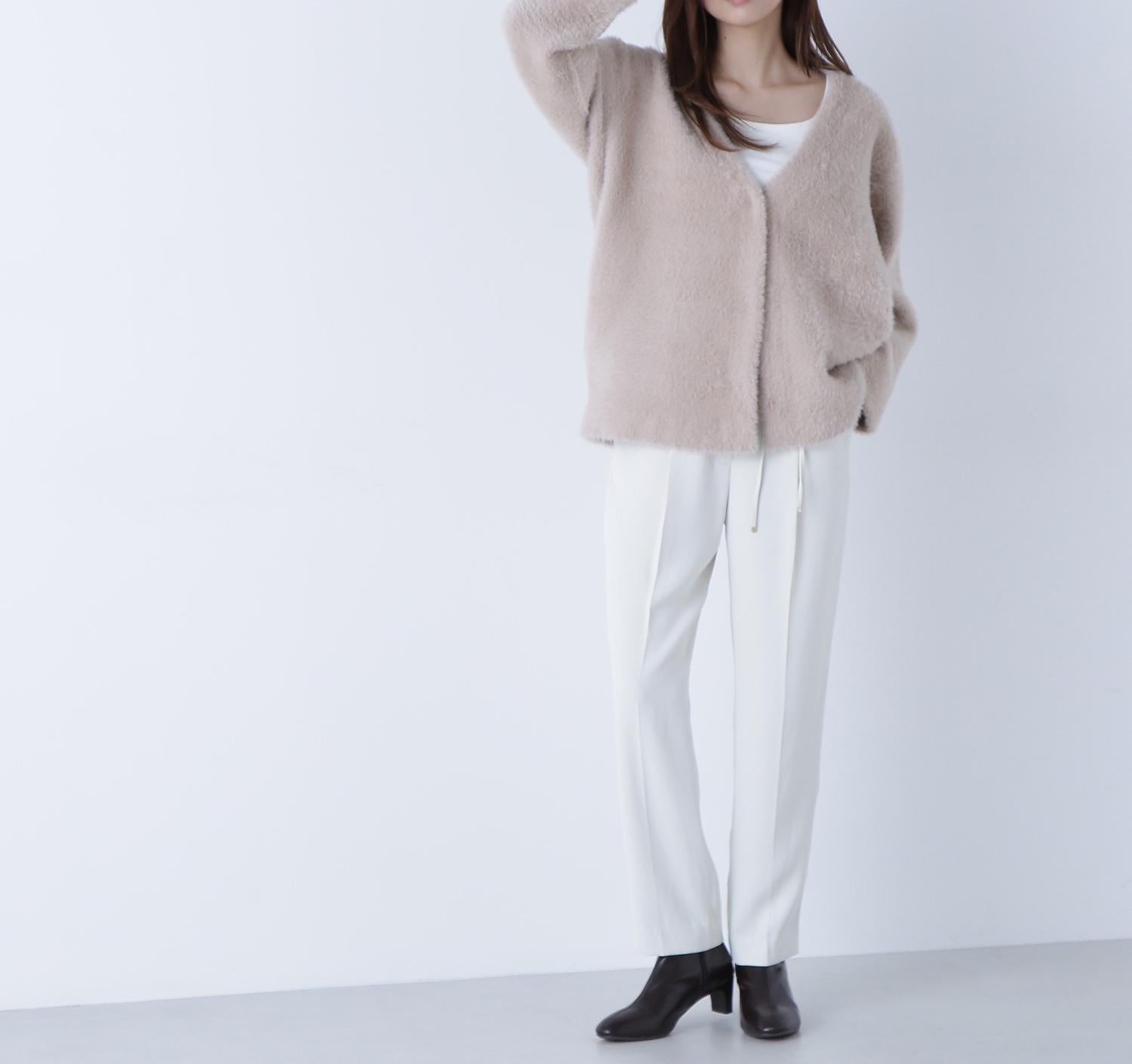 世渡り上手パンツ オフホワイト1