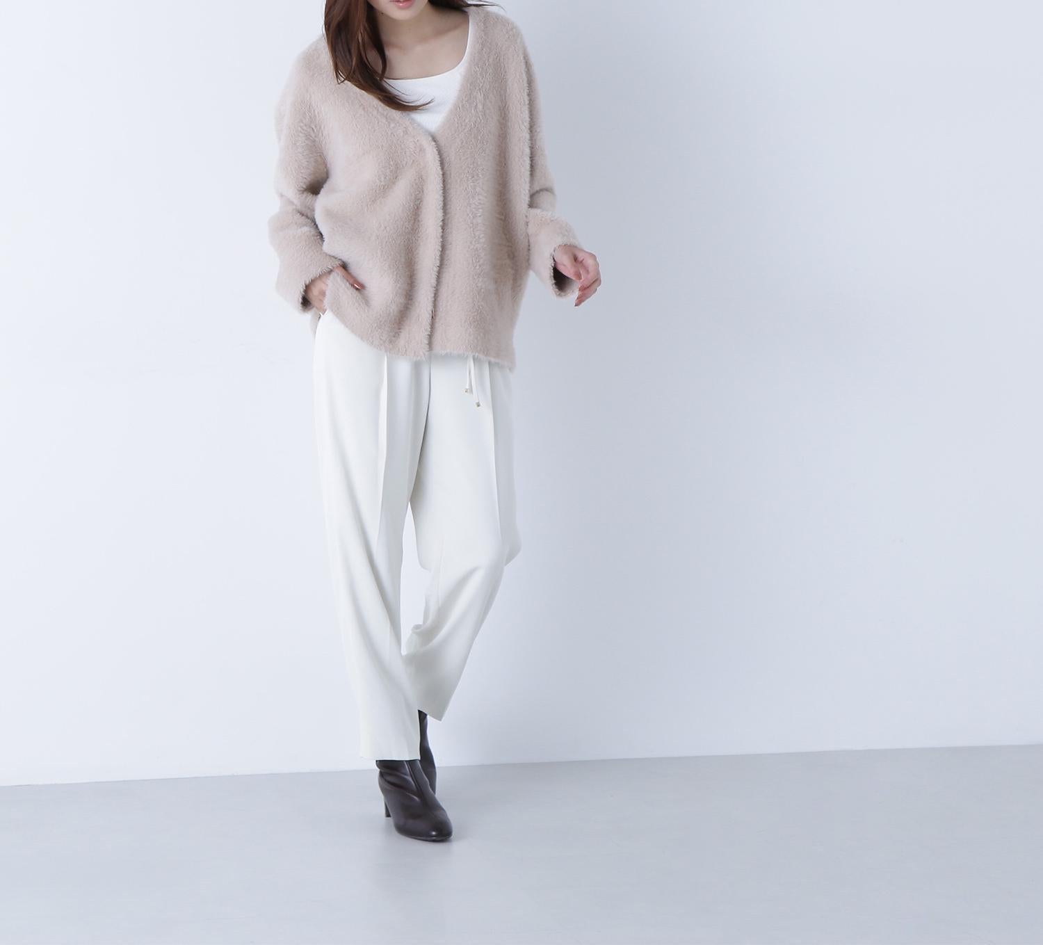 世渡り上手パンツ オフホワイト1