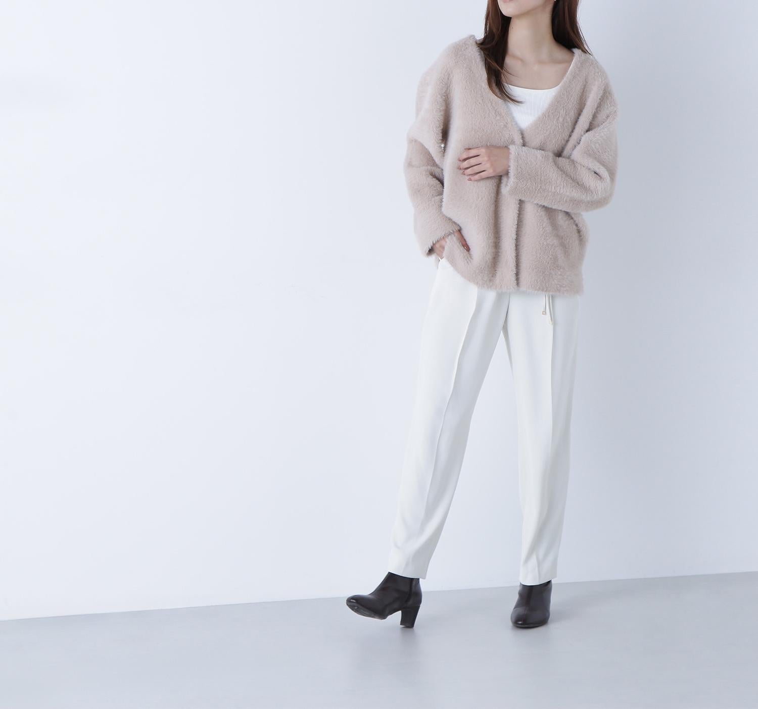 世渡り上手パンツ オフホワイト1