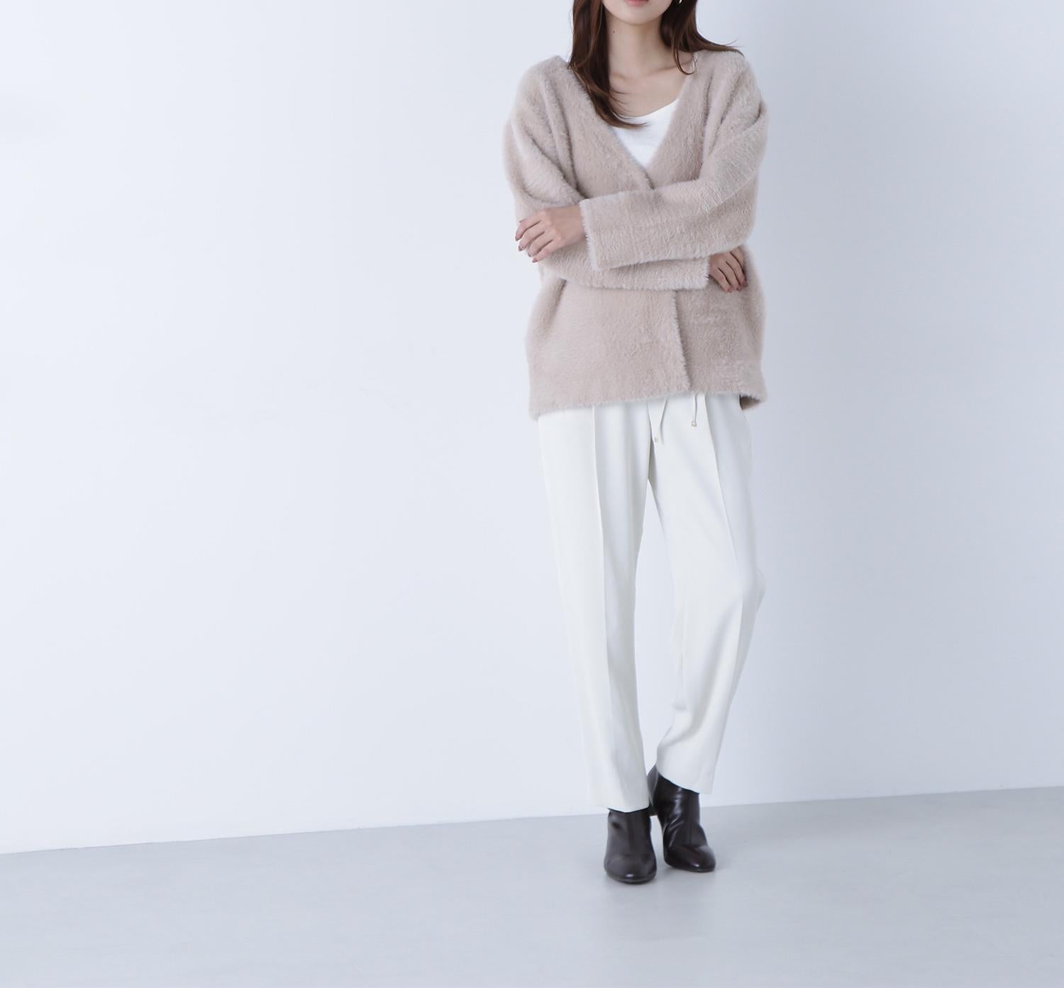 世渡り上手パンツ オフホワイト1