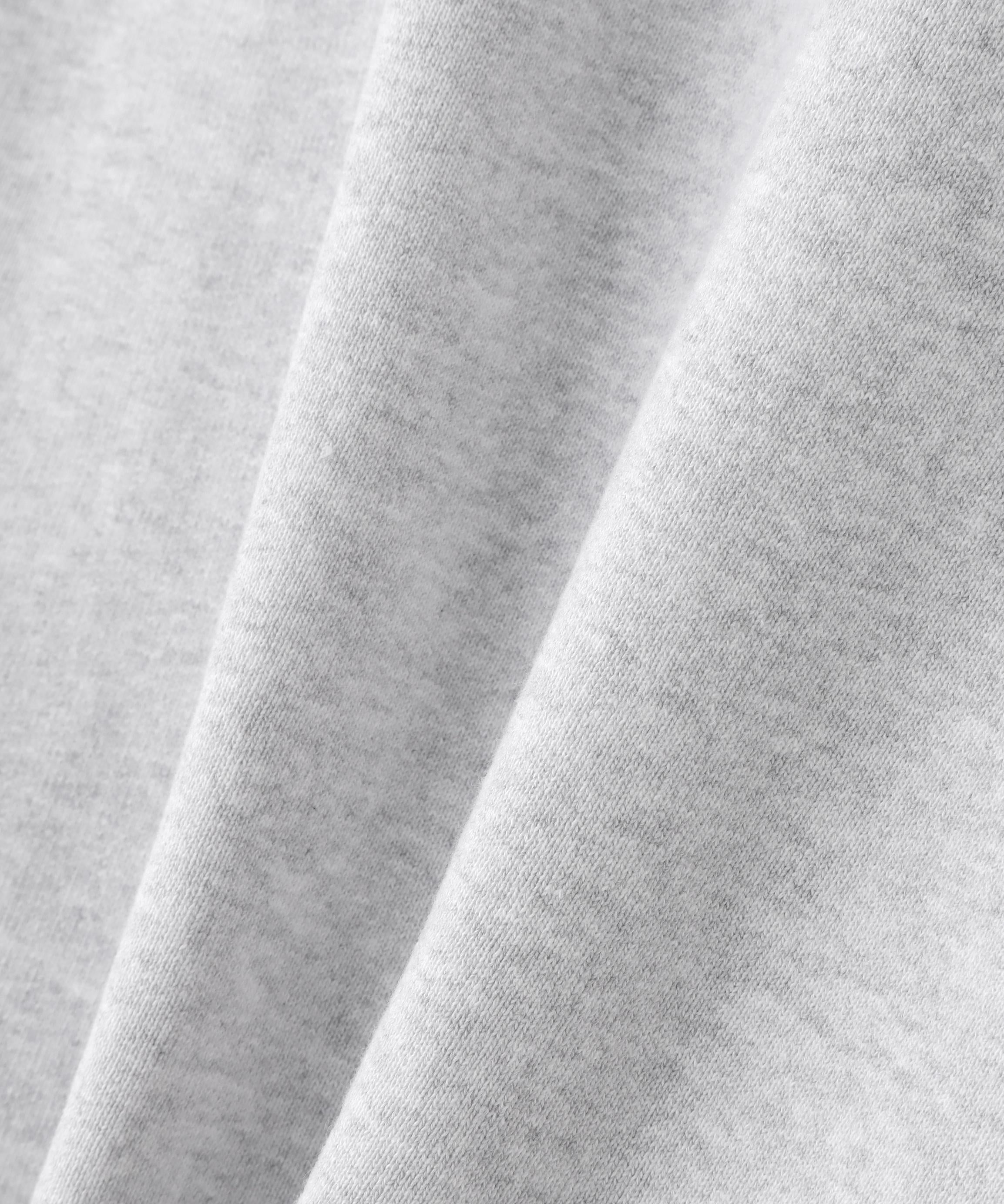 KiEMA/キーマ/HALF SLEEVE SWEATSHIRT グレー