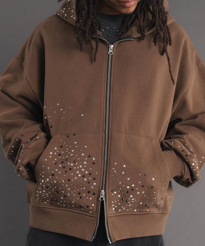 FR(13)NDS /フレンズ/Stone Sweat Hoodie ブラウン
