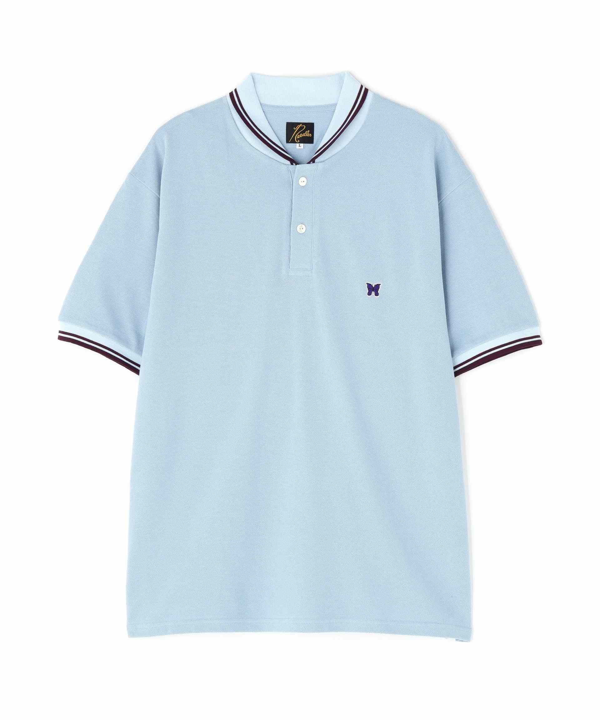 Needles/ニードルズ 別注Shawl Colla S/S Polo - Cotton Pique サックス1