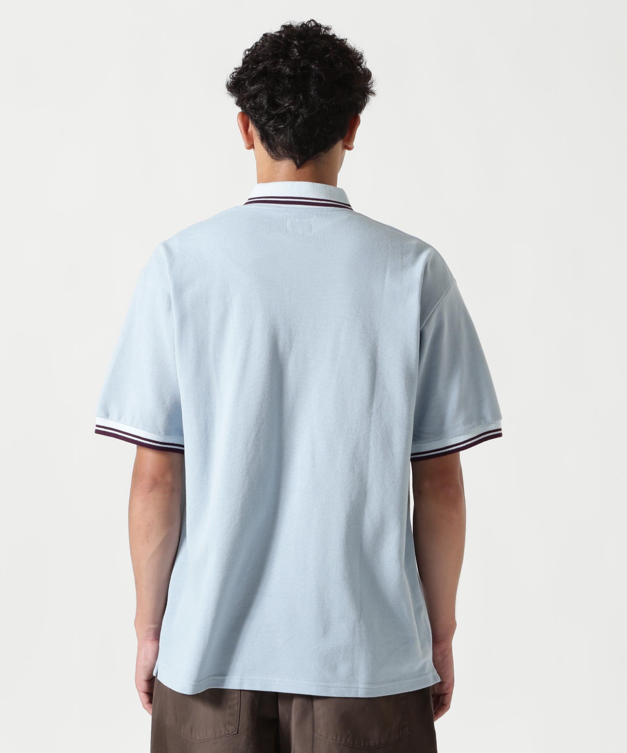 Needles/ニードルズ 別注Shawl Colla S/S Polo - Cotton Pique サックス1
