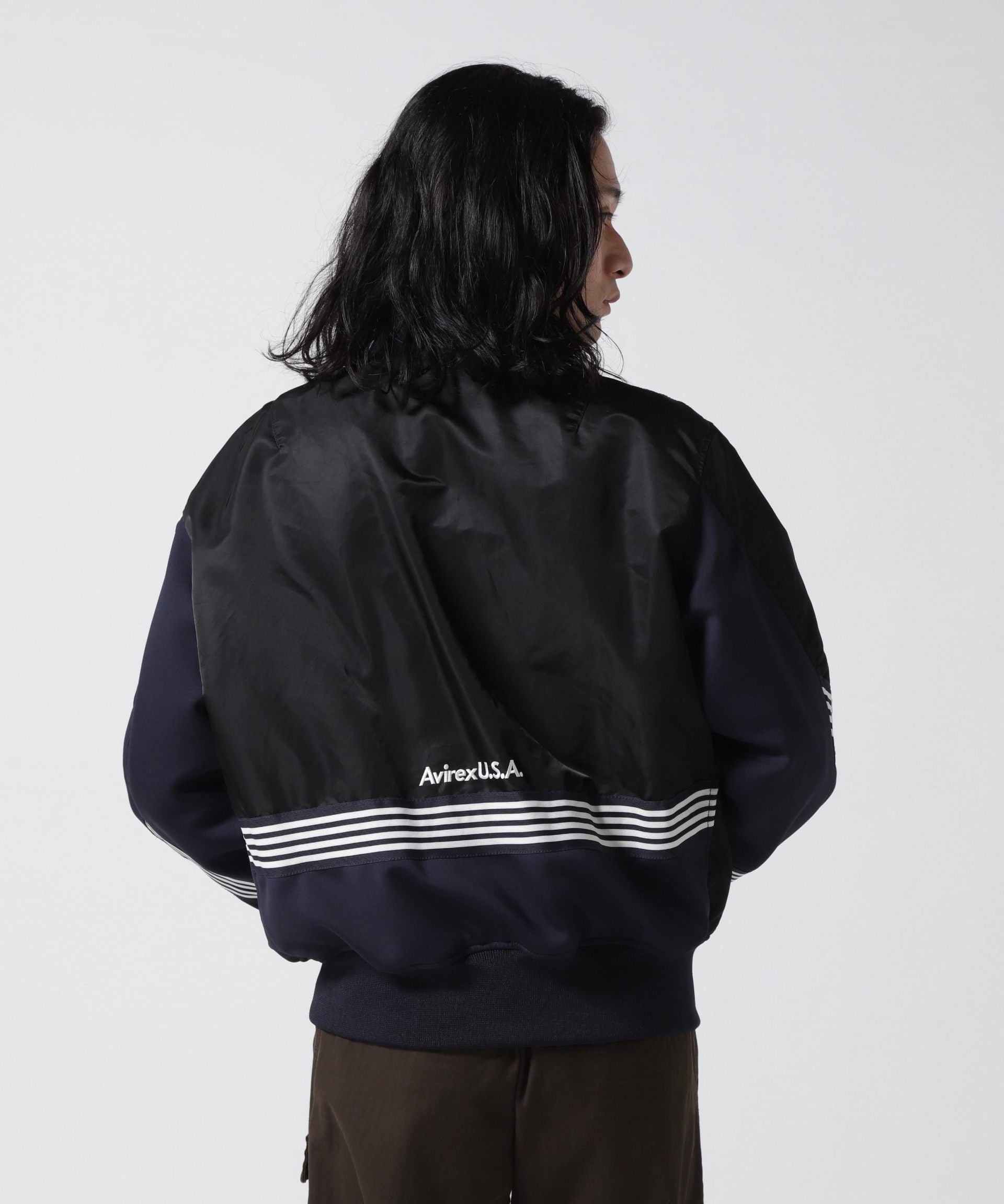 《C>OSSOVE>》MA-1 / MA-1 クロスオーバー / AVI>EX / アヴィレックス ブラック