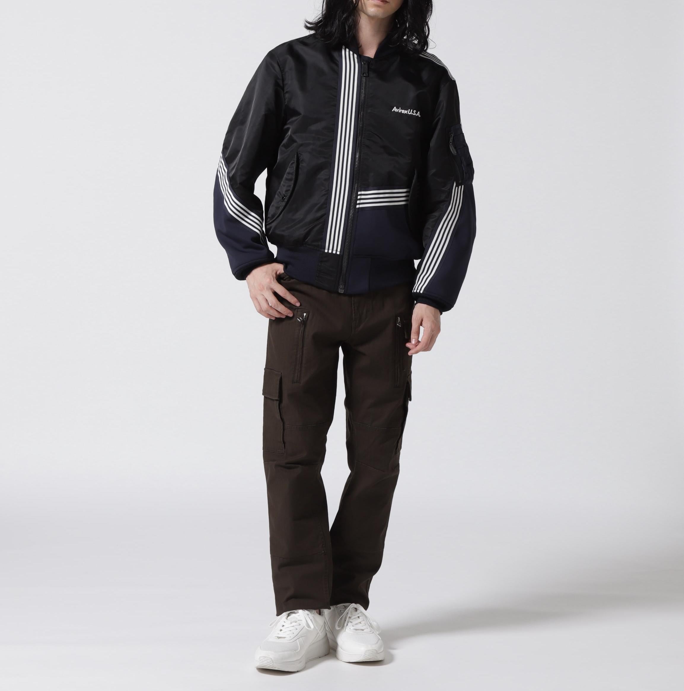 《C>OSSOVE>》MA-1 / MA-1 クロスオーバー / AVI>EX / アヴィレックス ブラック