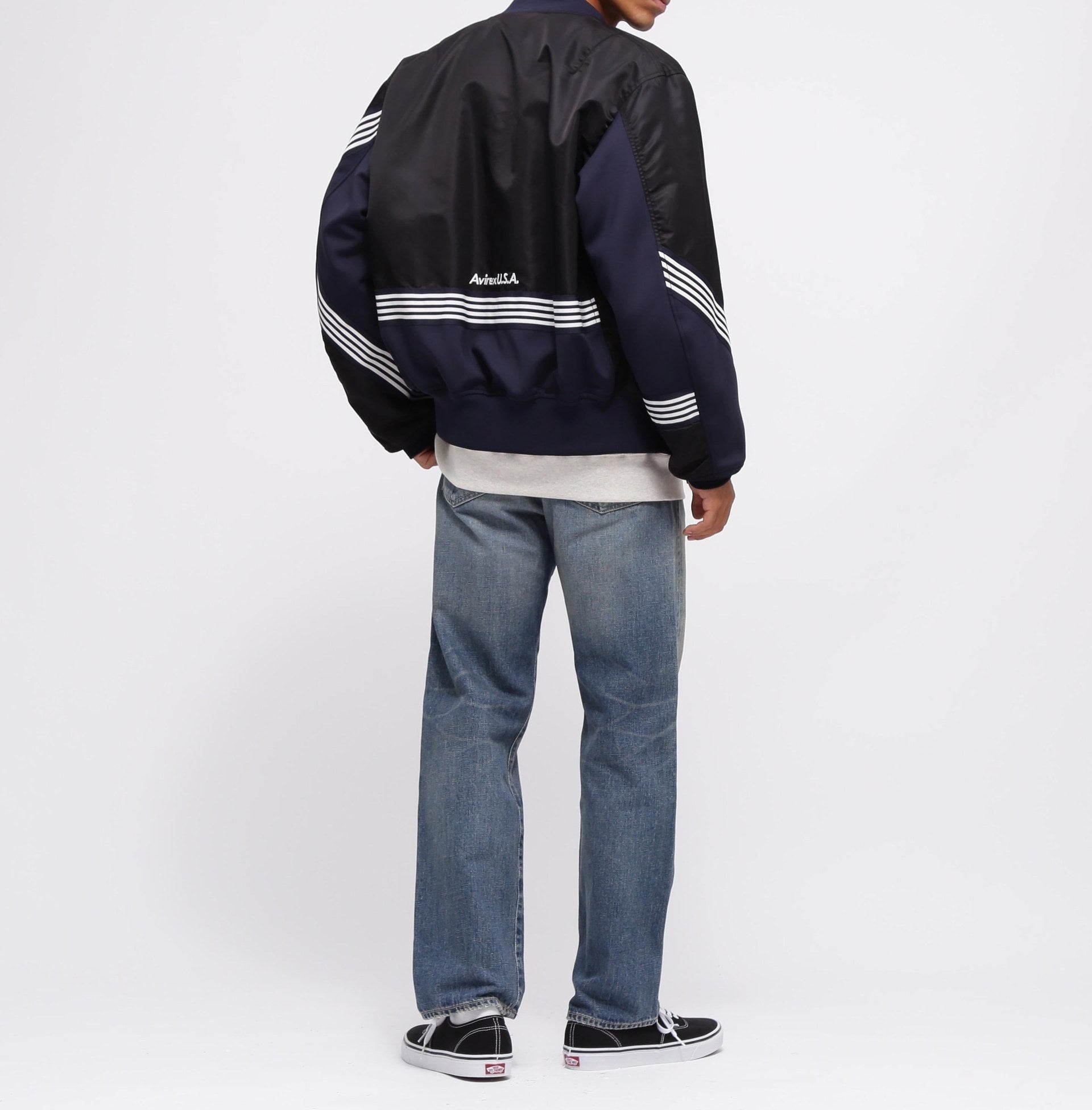 《C>OSSOVE>》MA-1 / MA-1 クロスオーバー / AVI>EX / アヴィレックス ブラック