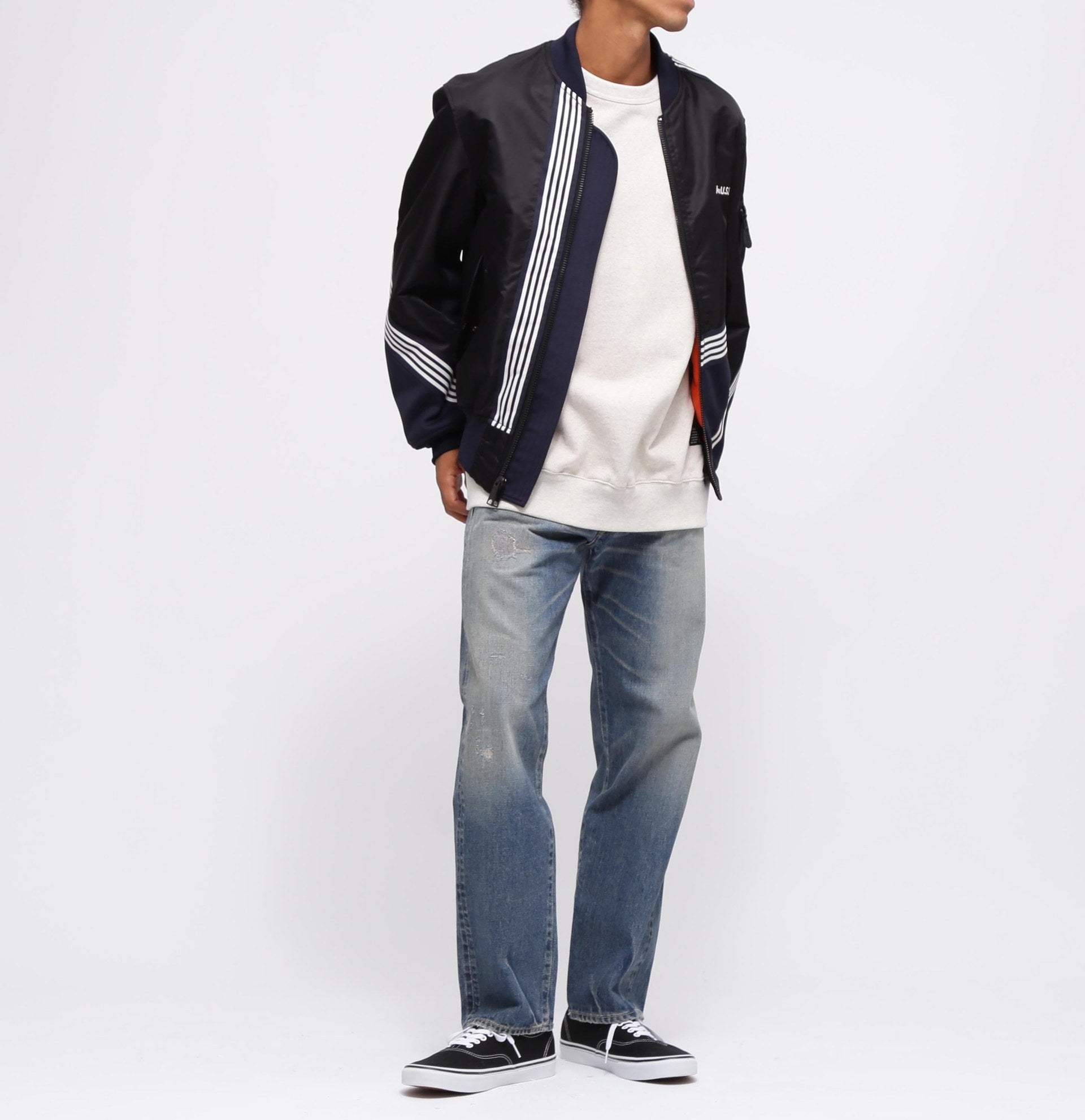 《C>OSSOVE>》MA-1 / MA-1 クロスオーバー / AVI>EX / アヴィレックス ブラック