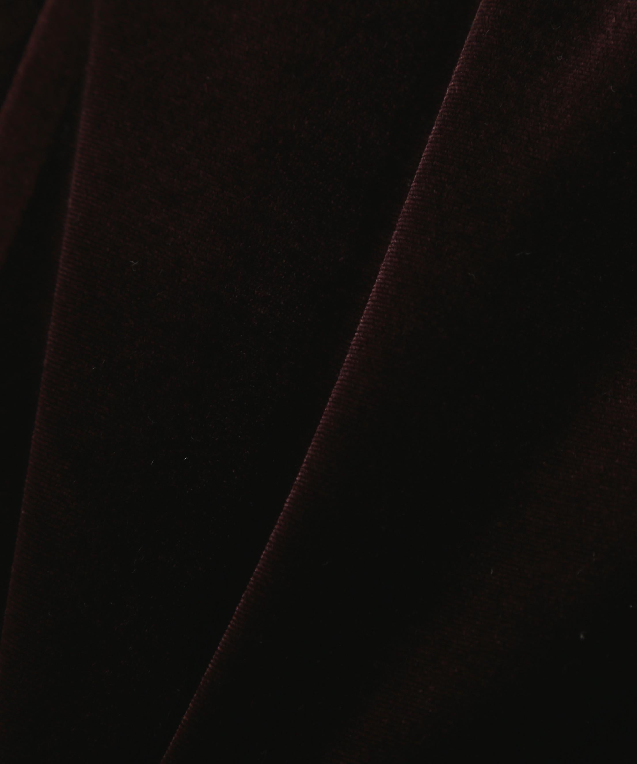 ホルターネックベロアキャミワンピース ブラウン