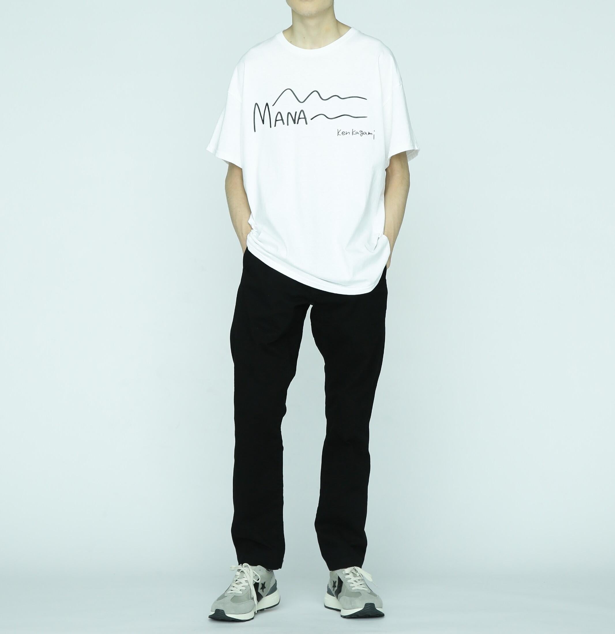 Ken Kagami×MANASTASH/コラボTシャツ/KEN'S TEE MST LOGO ホワイト