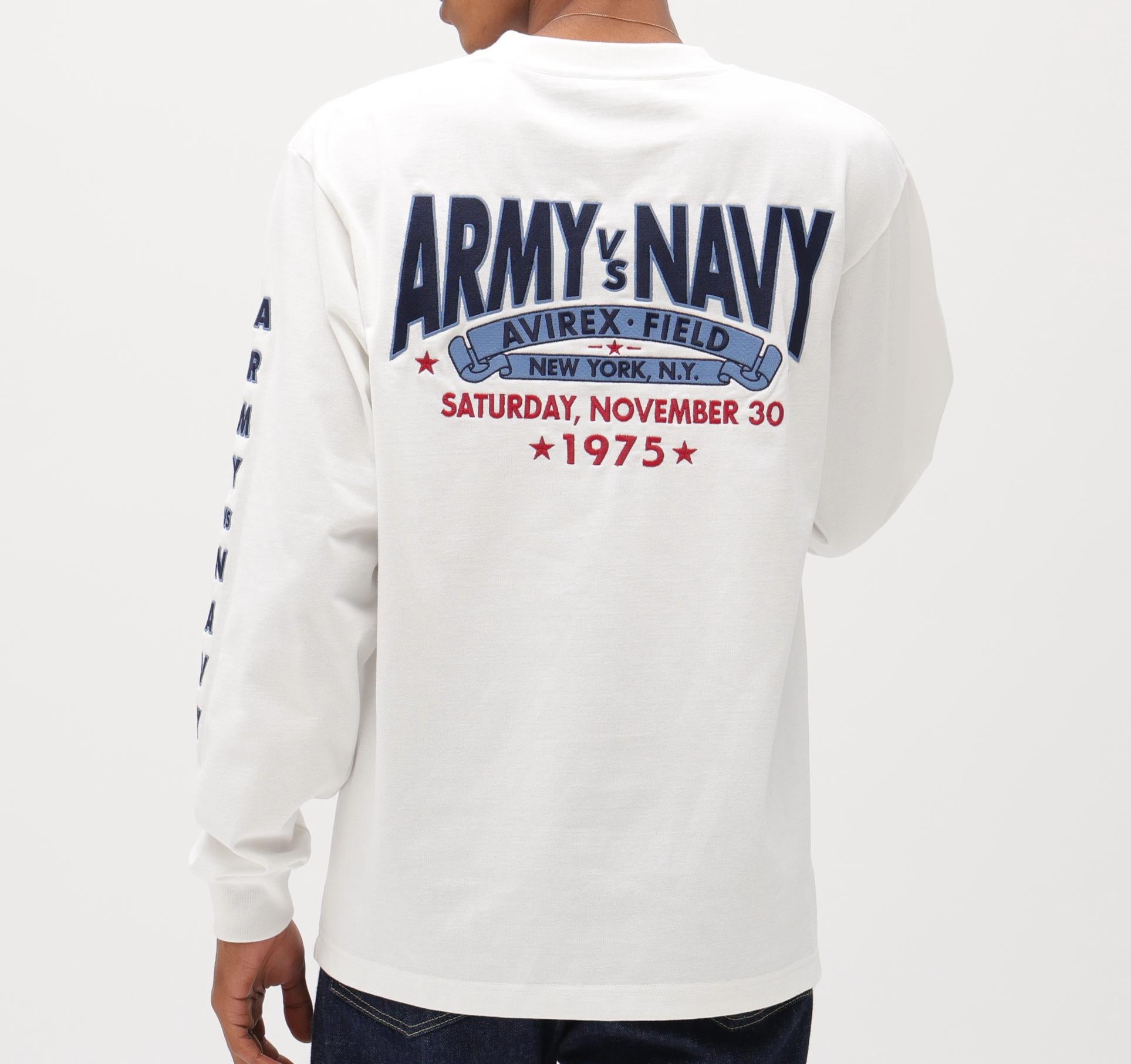 ARMY VS NAVY GAME DAY L/S T-SHIRT ホワイト