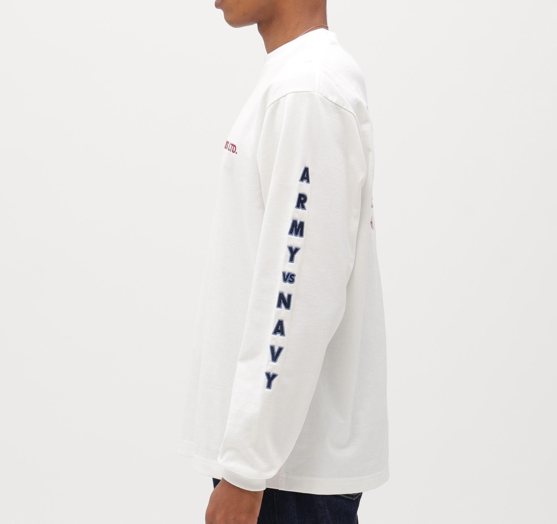 ARMY VS NAVY GAME DAY L/S T-SHIRT ホワイト