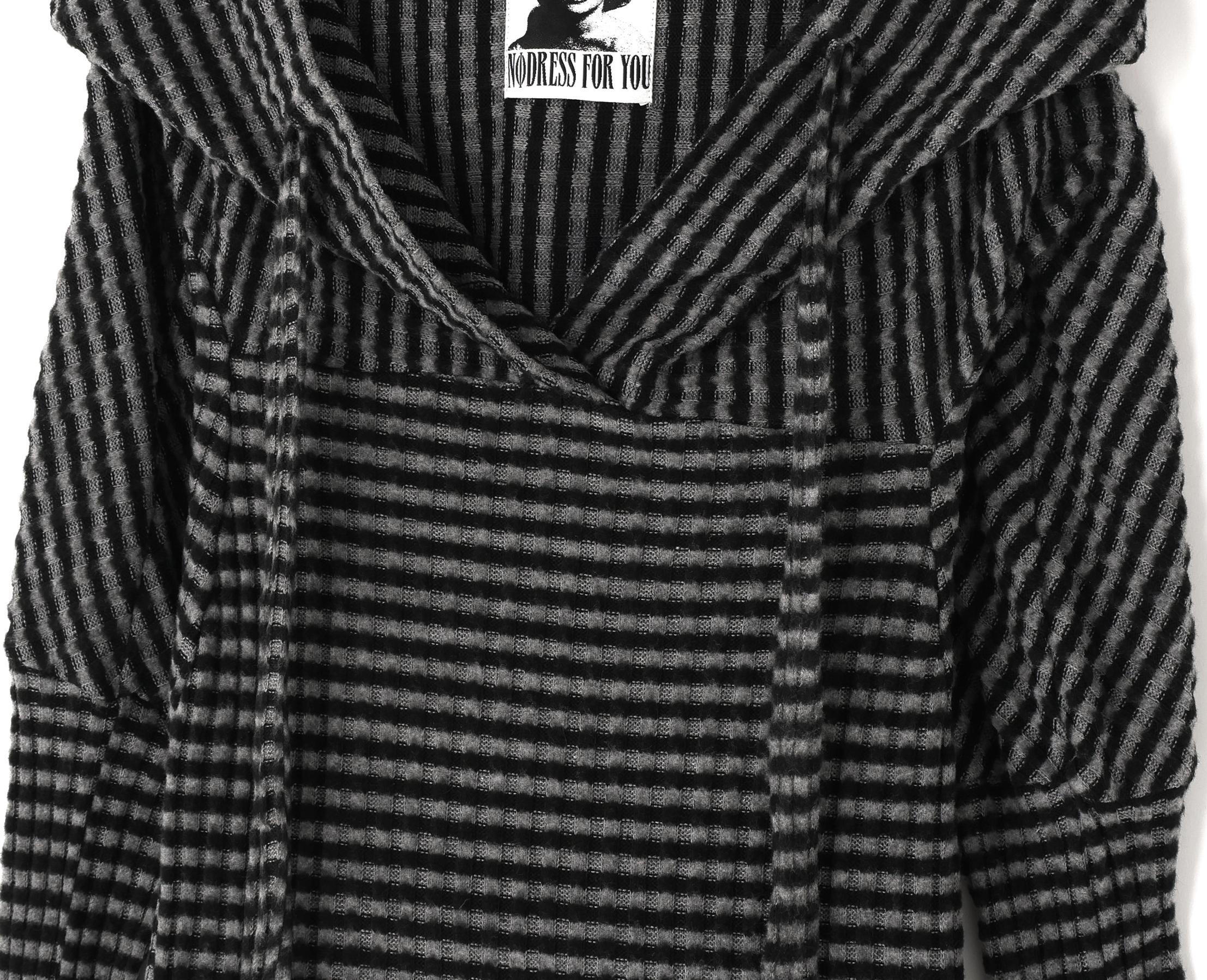 Nφdress/ノードレス/Striped Knit Hoodie Dress アザー3