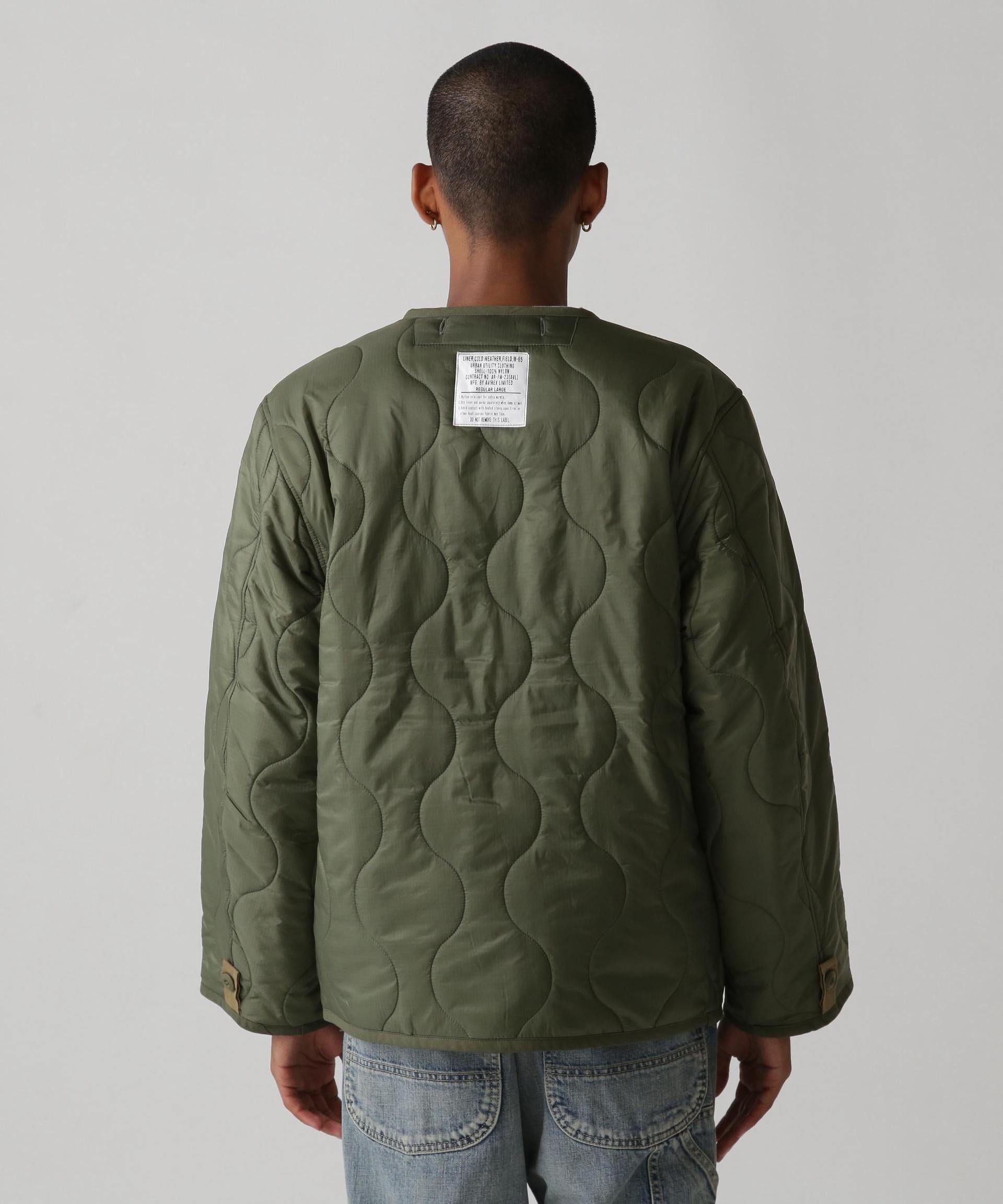 QILTING LINE> JACKET オリーブ