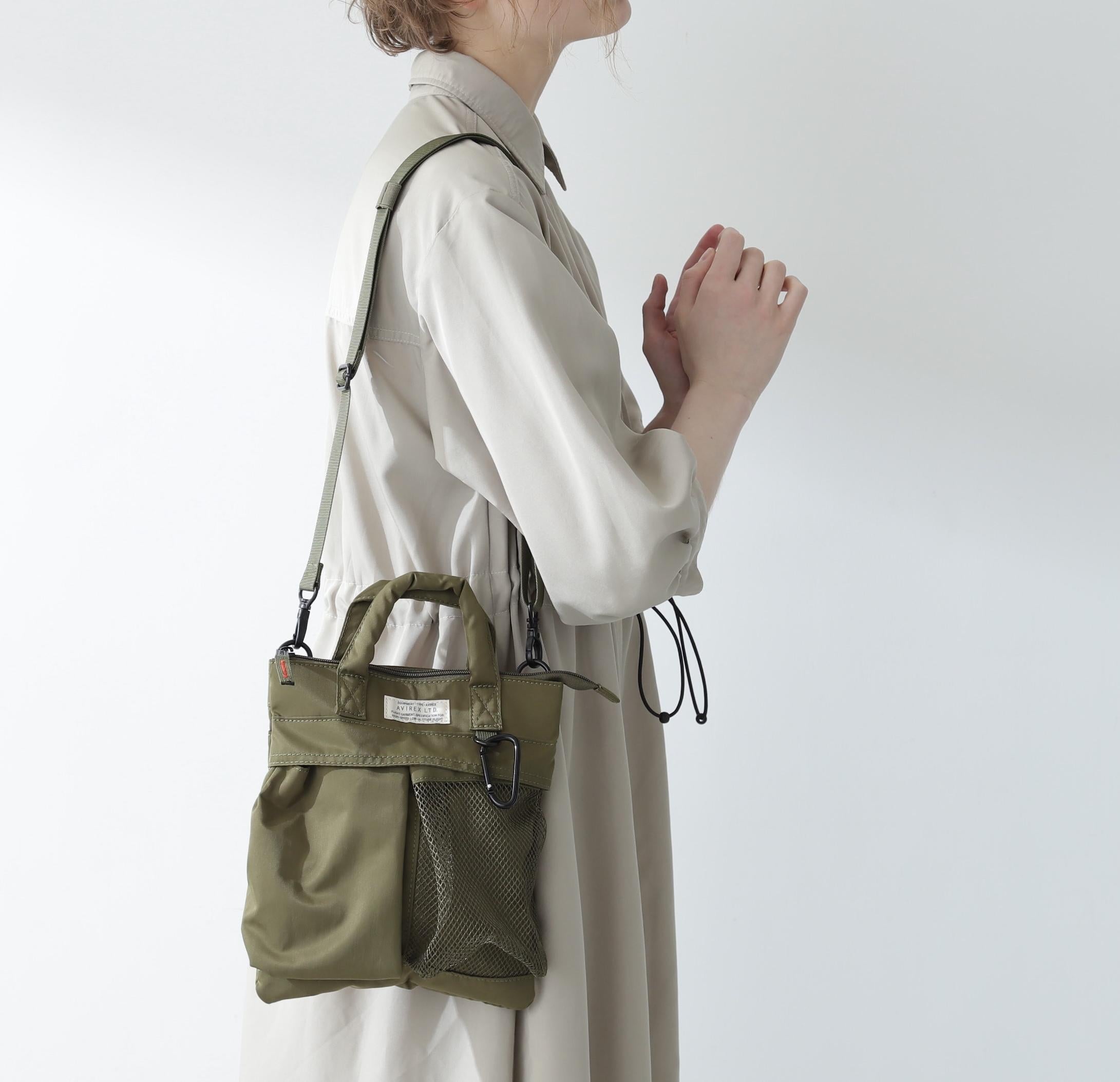 《直営店限定》MINI HELMET RAG/ミニヘルメットバッグ オリーブ