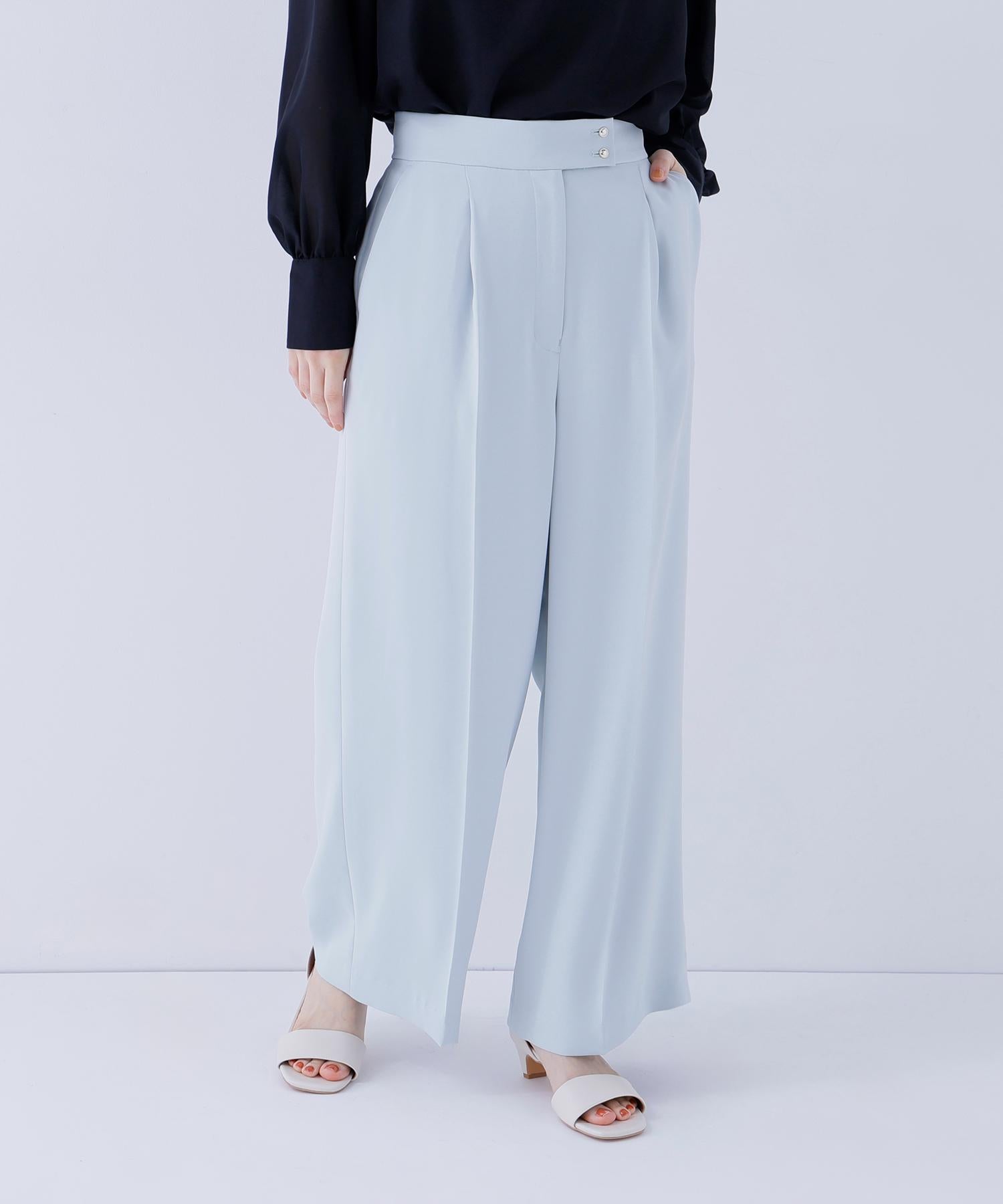 メタルポイントワイドパンツ ミント