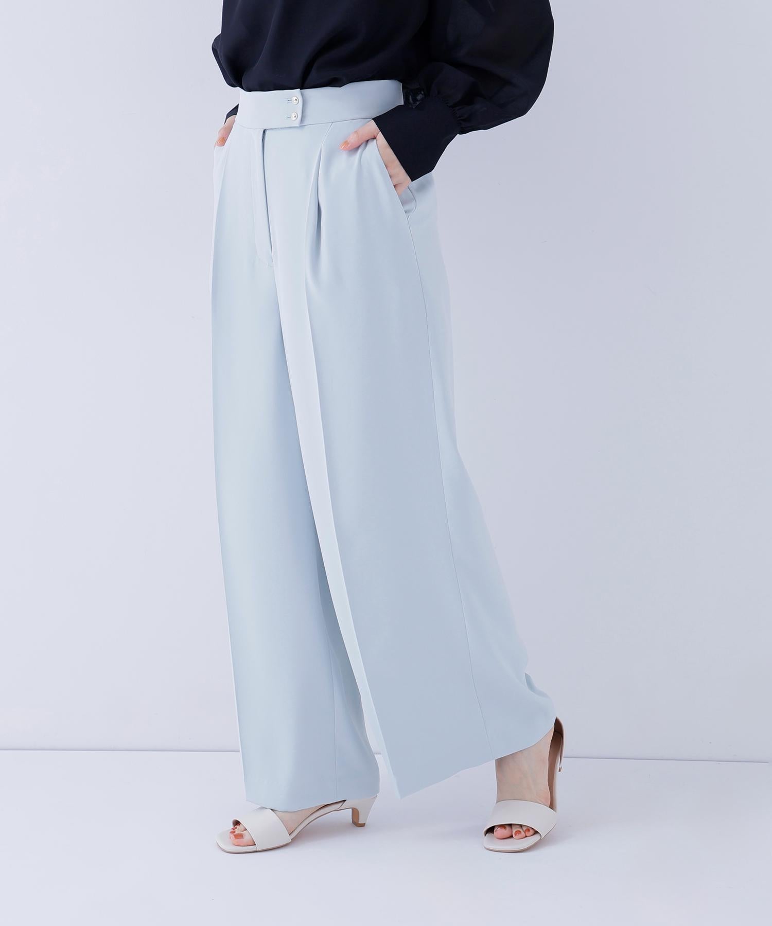 メタルポイントワイドパンツ ミント