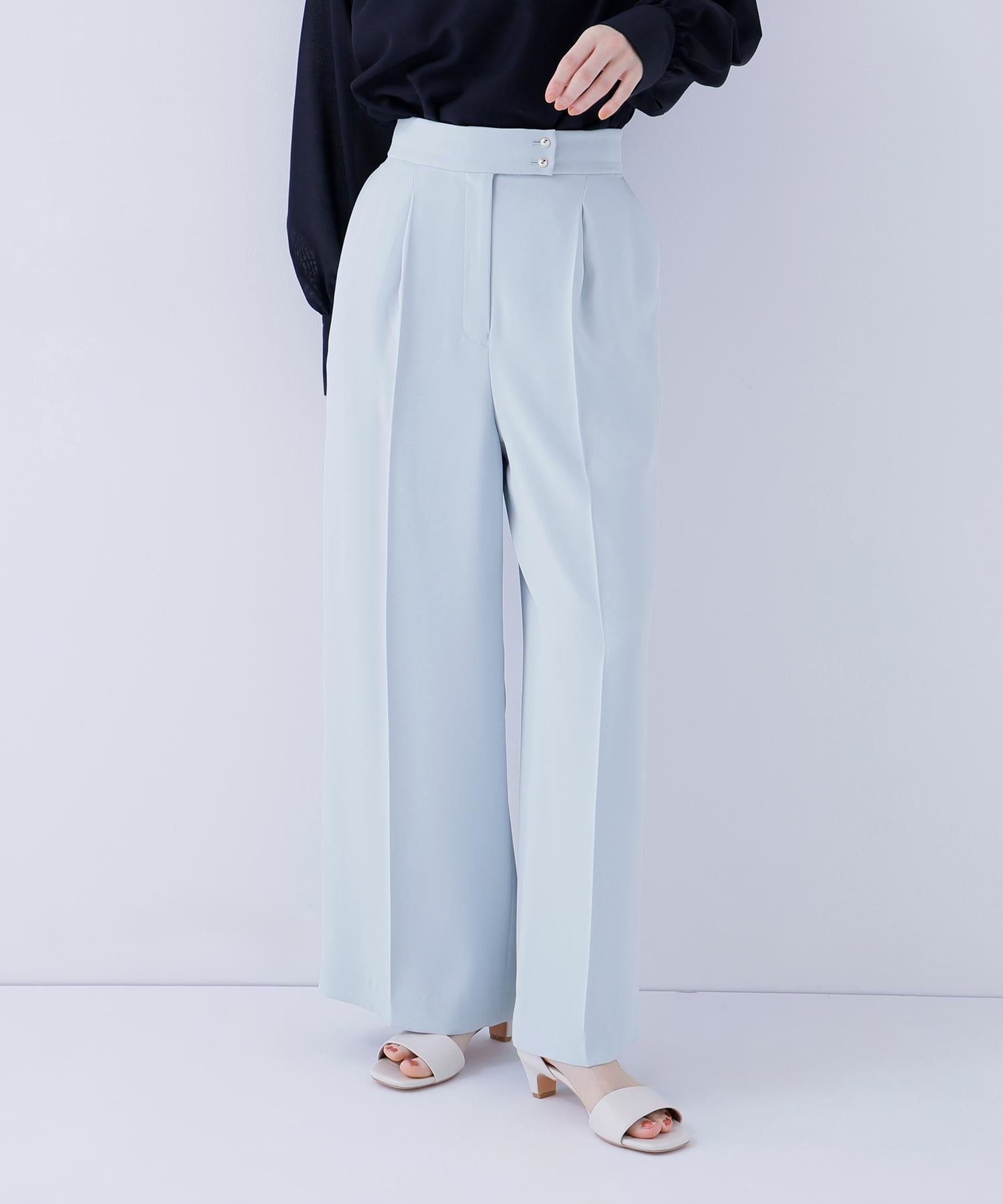 メタルポイントワイドパンツ ミント