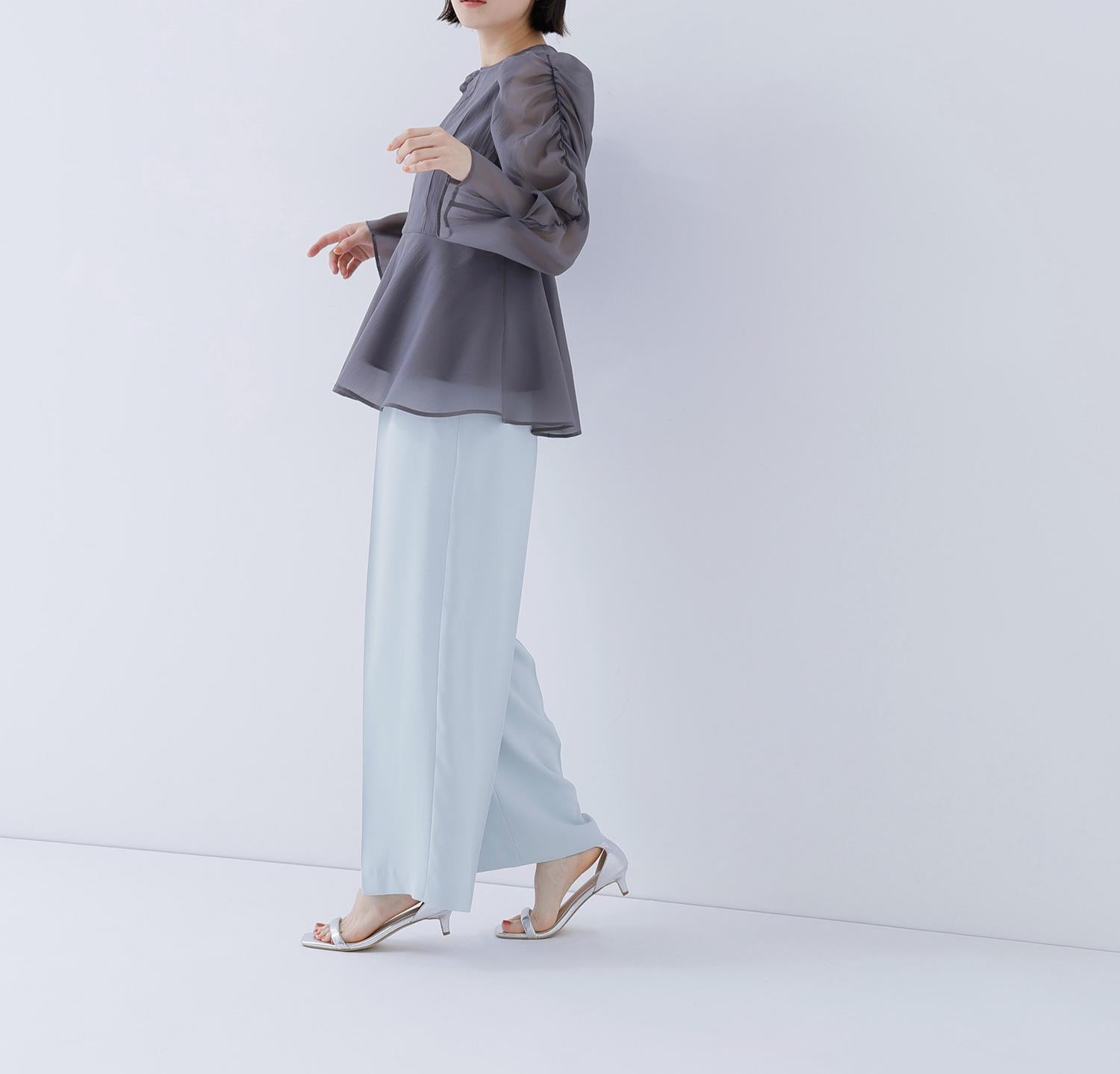 メタルポイントワイドパンツ ミント