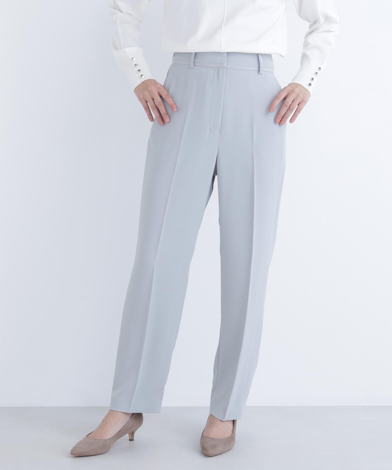 カラーテーパードパンツ ライトグリーン