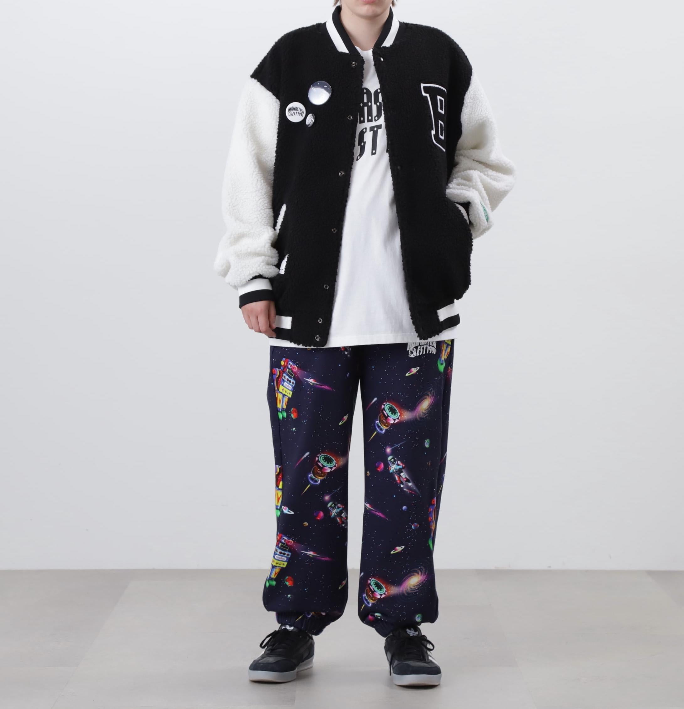 ×RILLIONAI>E ROYS CLUR/ROA VA>SITYJACKET WITH RADG ブラック