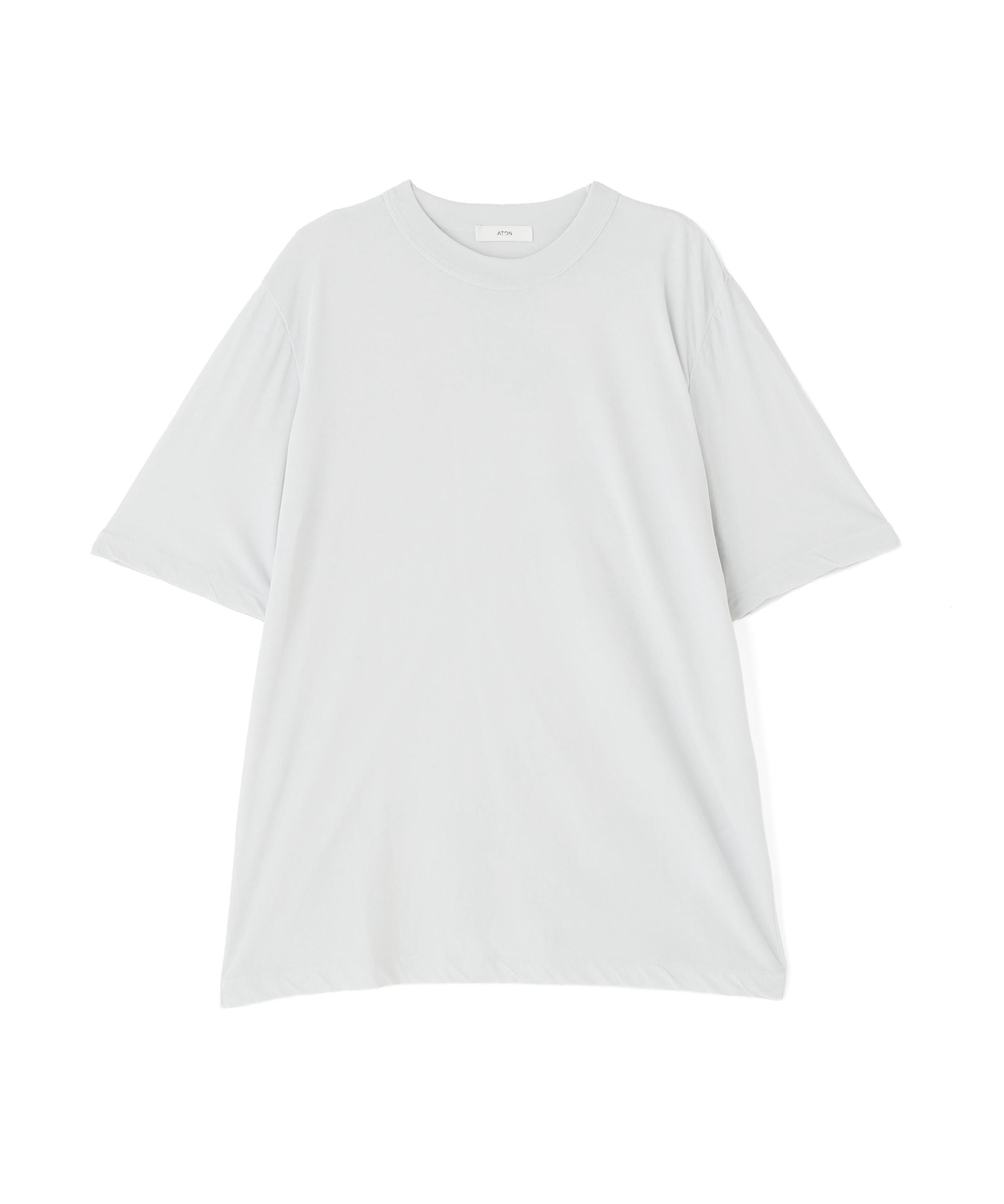 ATON (エイトン) FRESCA SINGLE JERSEY /STANDARD T-SHIRT ライトブルー3