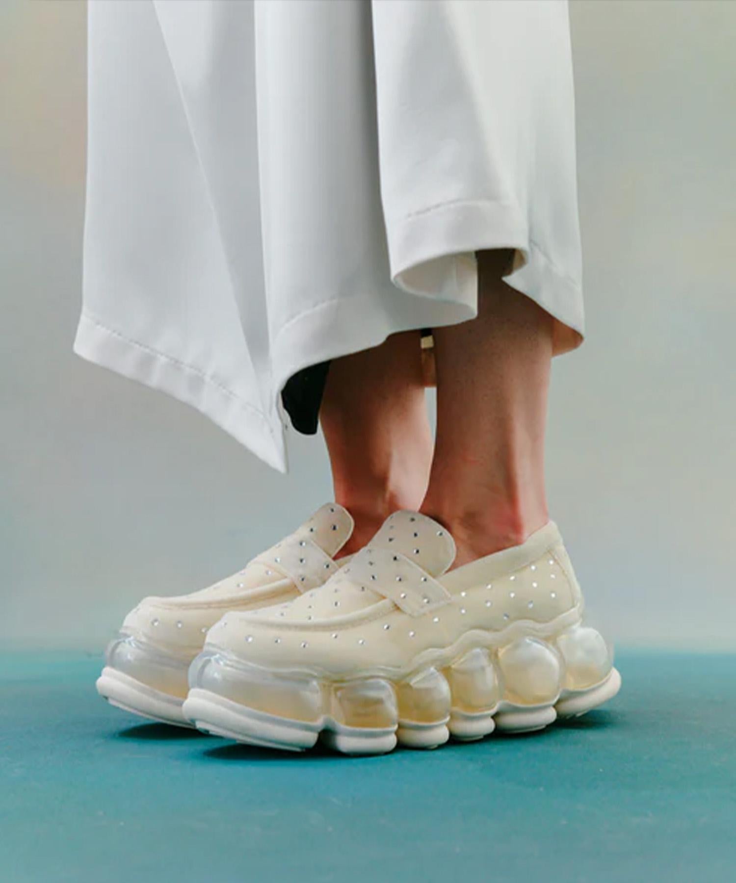 MIKIOSAKABE/ミキオサカベ/New Jewelry Loafer Jewel ホワイト