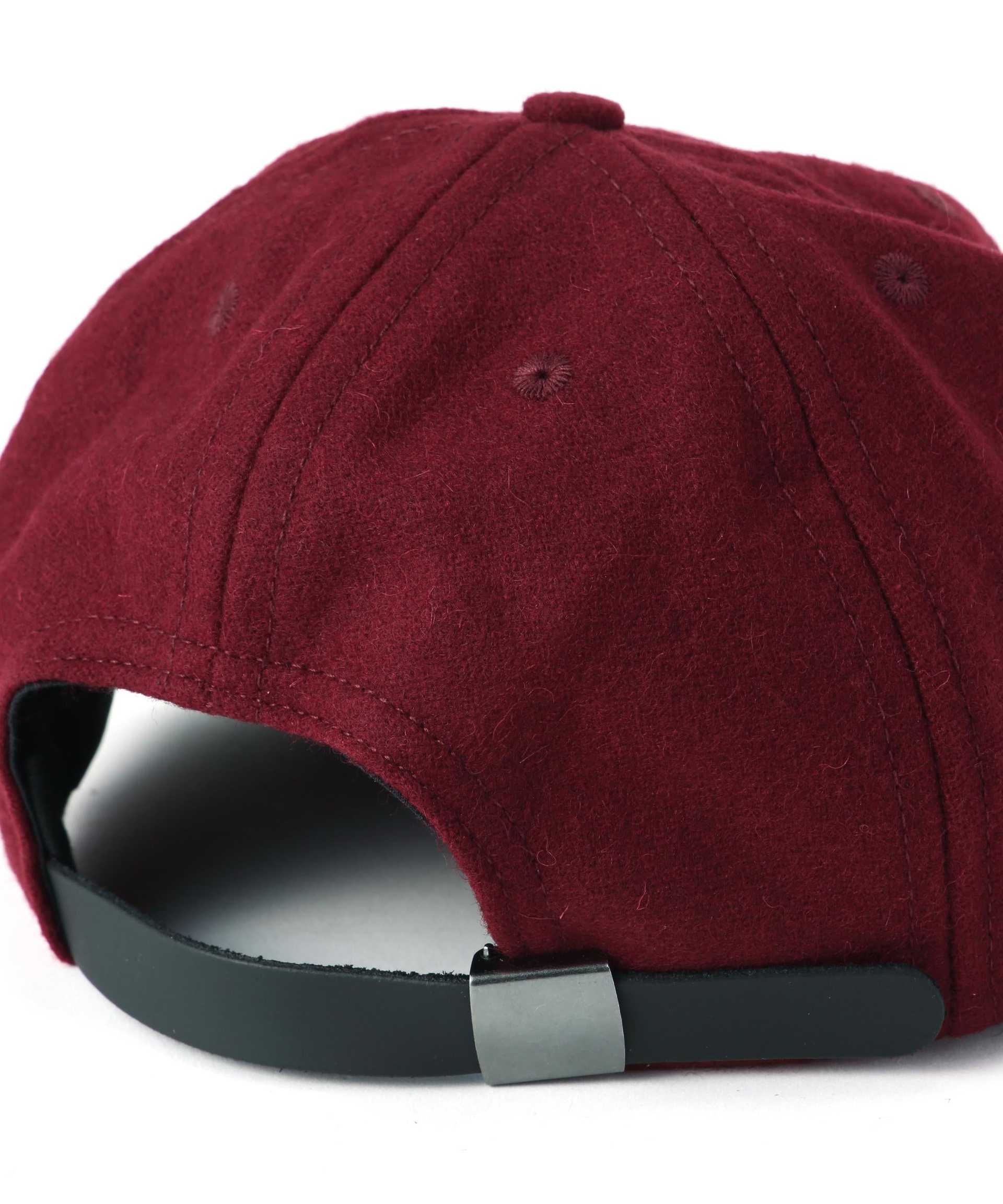 BRAIN DEAD/ブレインデッド FLANNEL LOGOHEAD 6PANEL HAT バーガンディ5