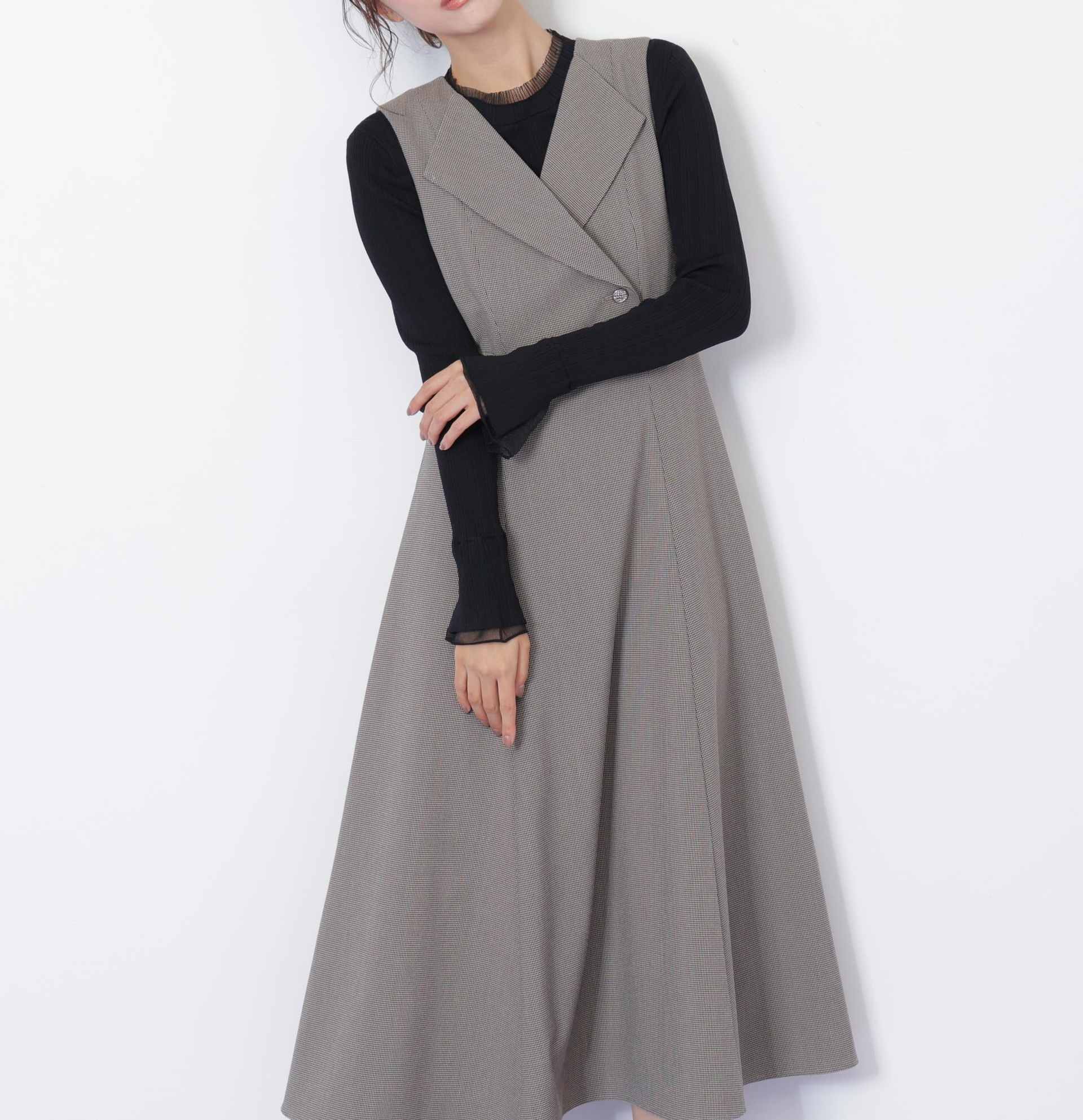 フレアジャンスカ ブラウン1