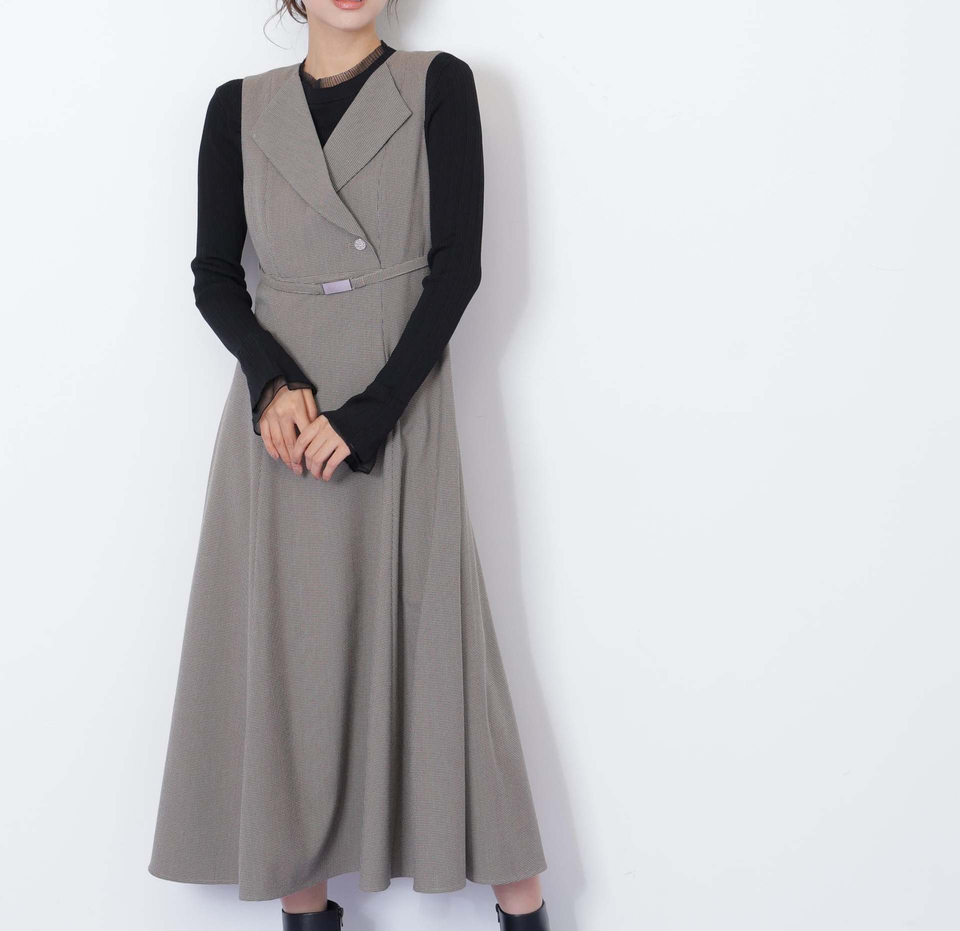 フレアジャンスカ ブラウン1