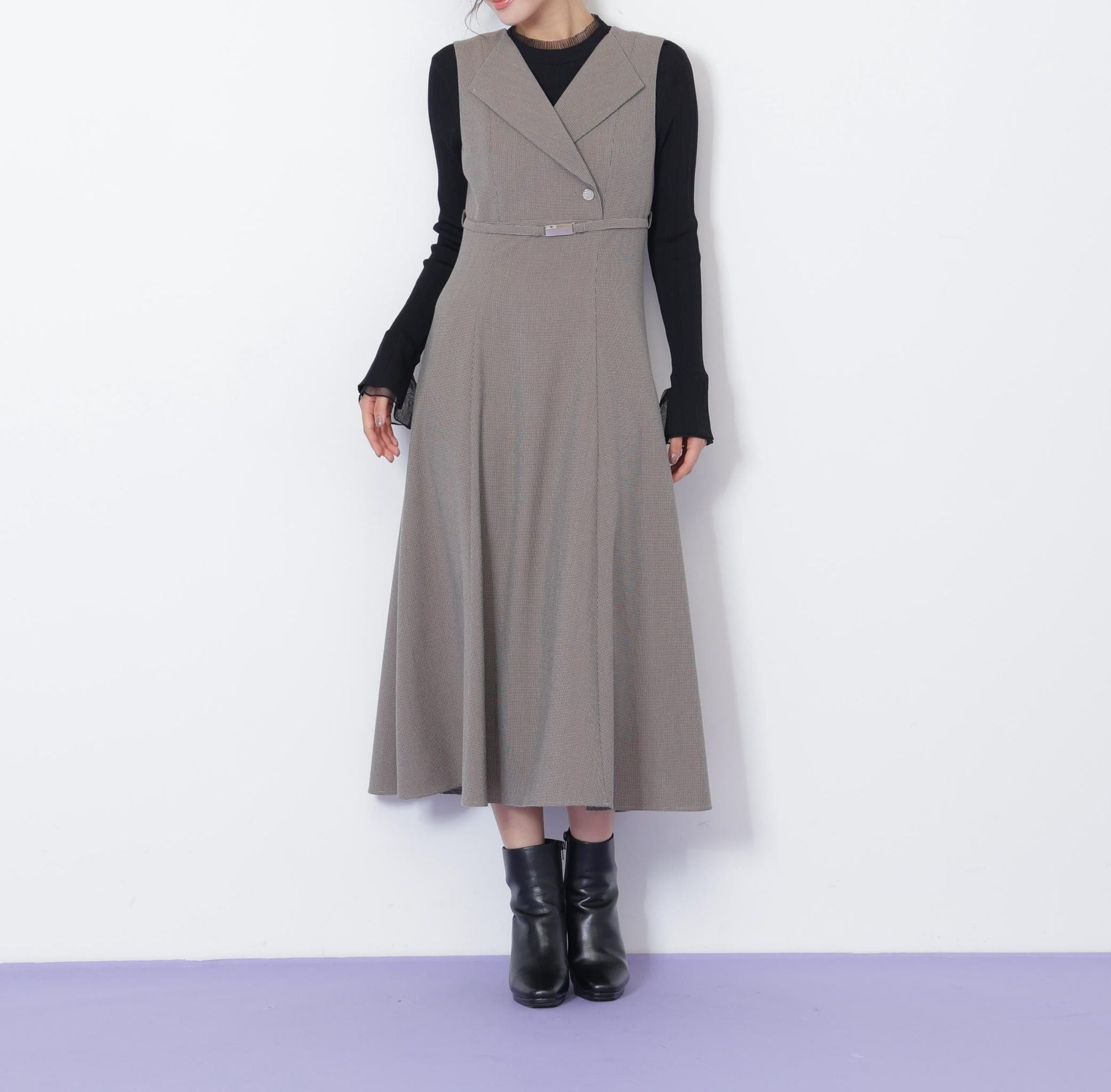 フレアジャンスカ ブラウン1