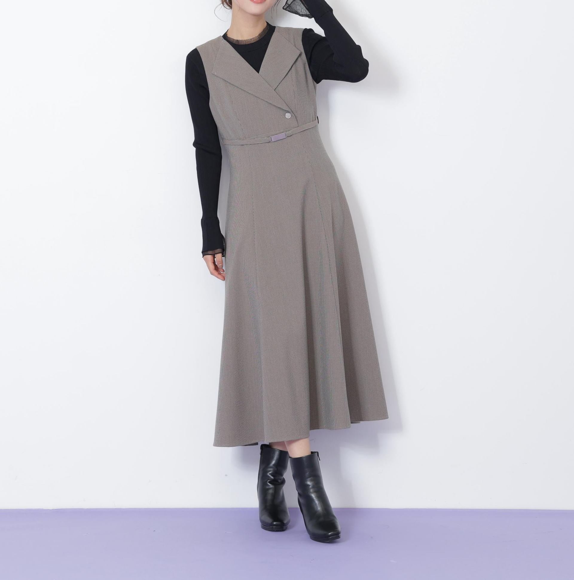 フレアジャンスカ ブラウン1