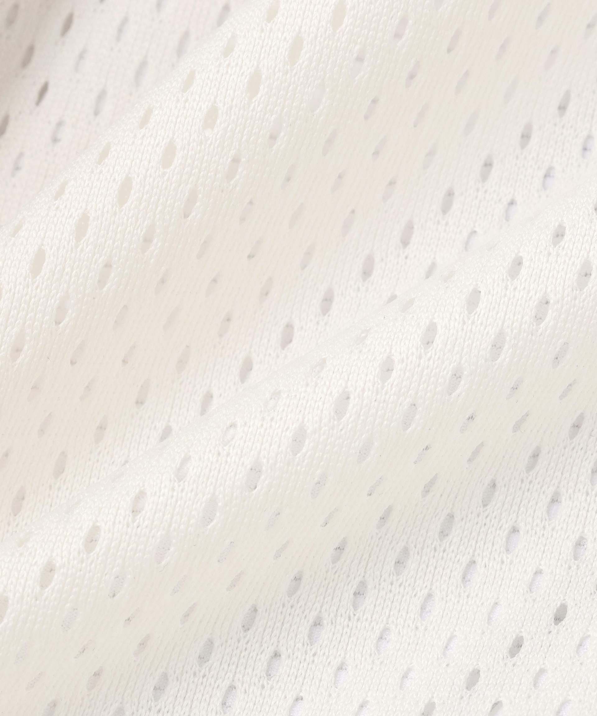 NOT4NE>D/ノットフォーナード/4 SYMROL COLOU> MESH SHO>TS ホワイト