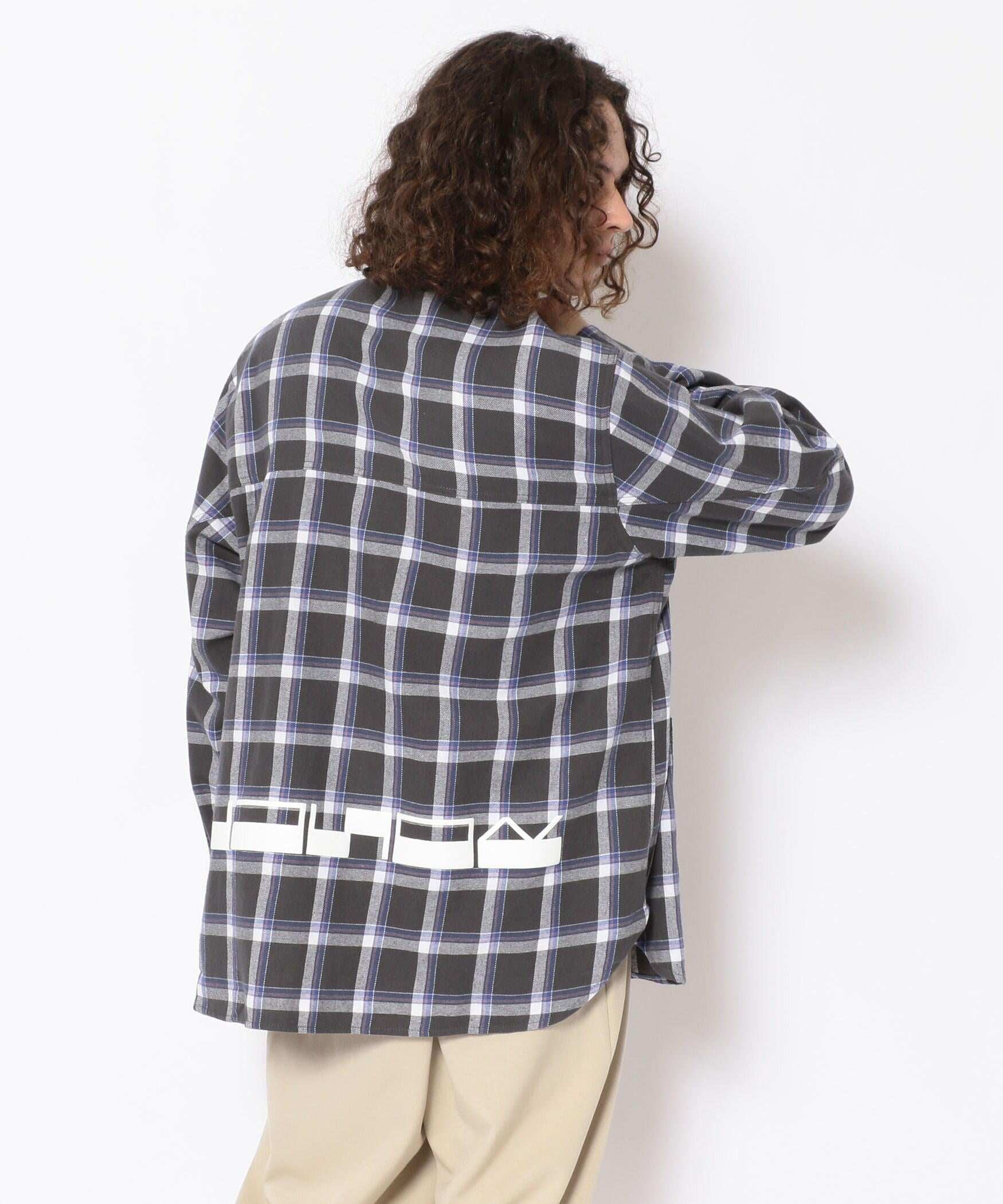 LUSO>(ルーソル)RLINDHOOK SHI>TSブラインドフックシャツ グレー