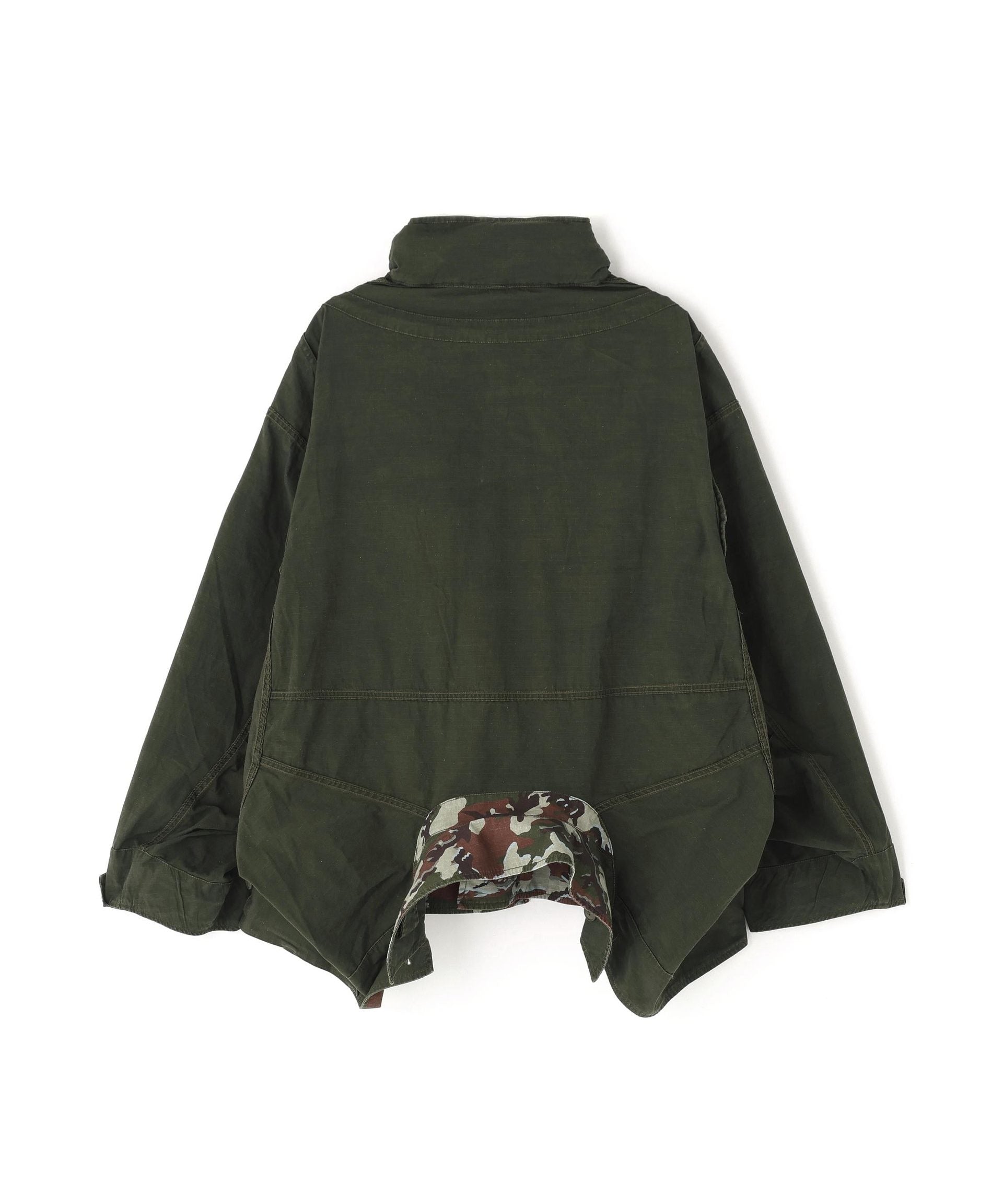 beautiful people×Alpha/double-end camouflage field JK オリーブ