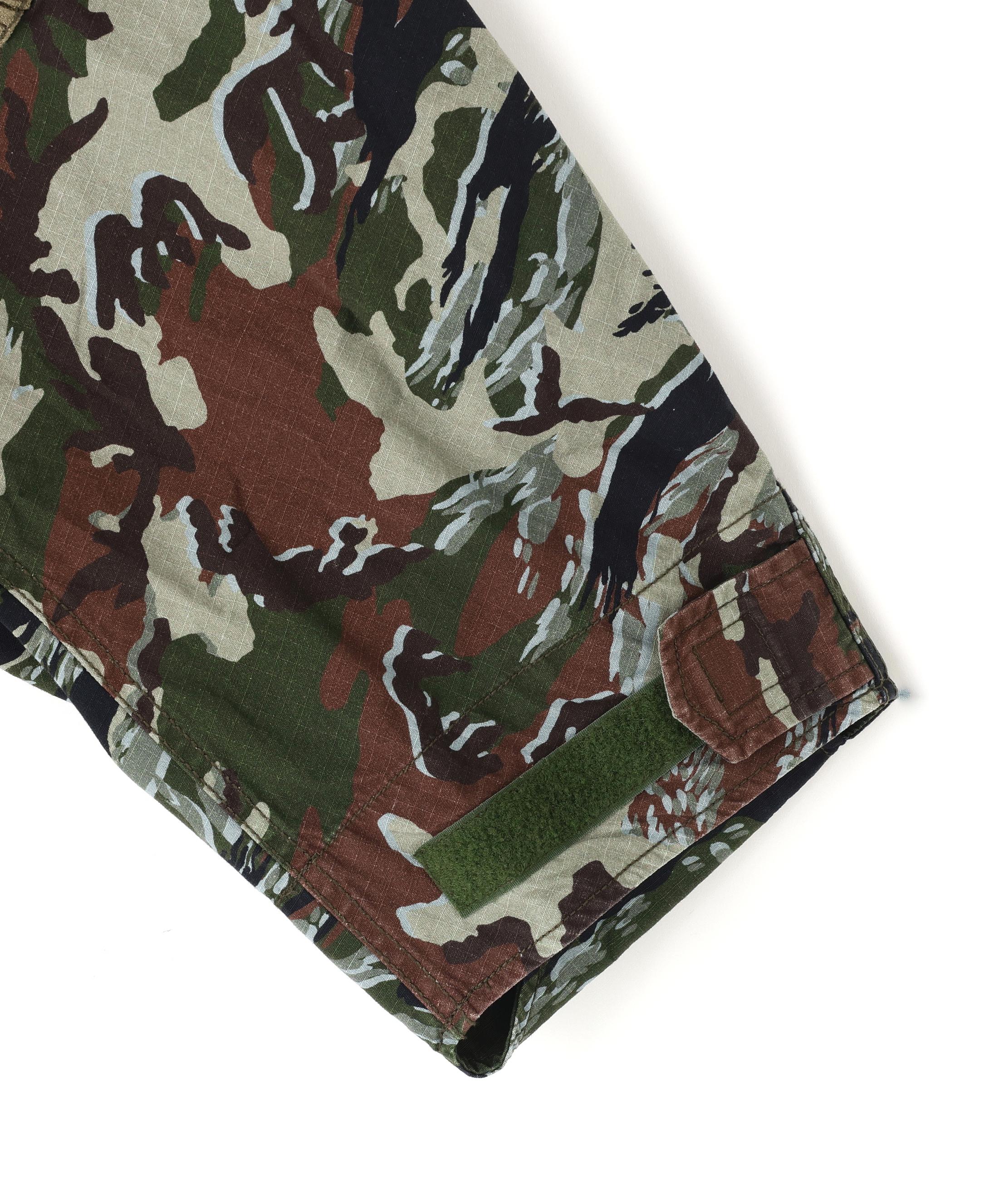 beautiful people×Alpha/double-end camouflage field JK オリーブ