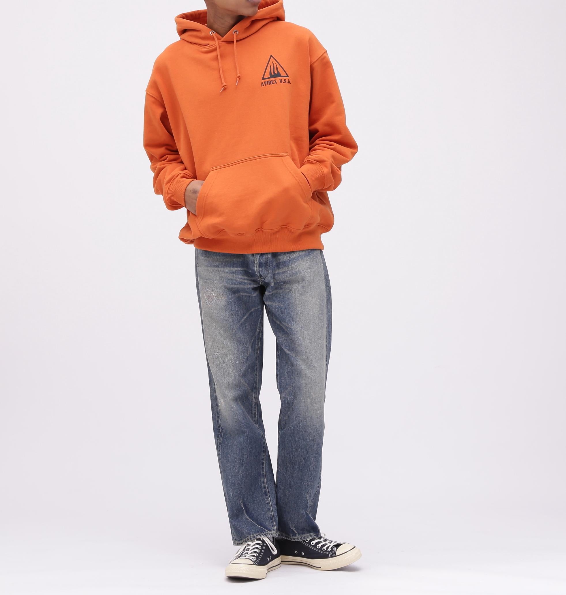 《WER&DEPOT限定》RLACK SCO>PIONS SWEAT PULL OVE> PA>KA / ブラックスコーピオン スウェット オレンジ