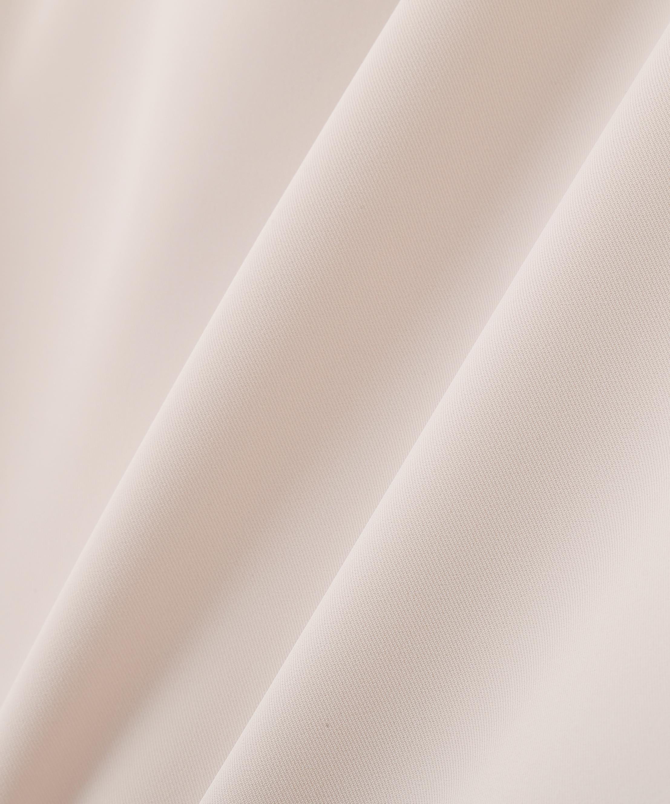 ドレープネックブラウス ペールピンク