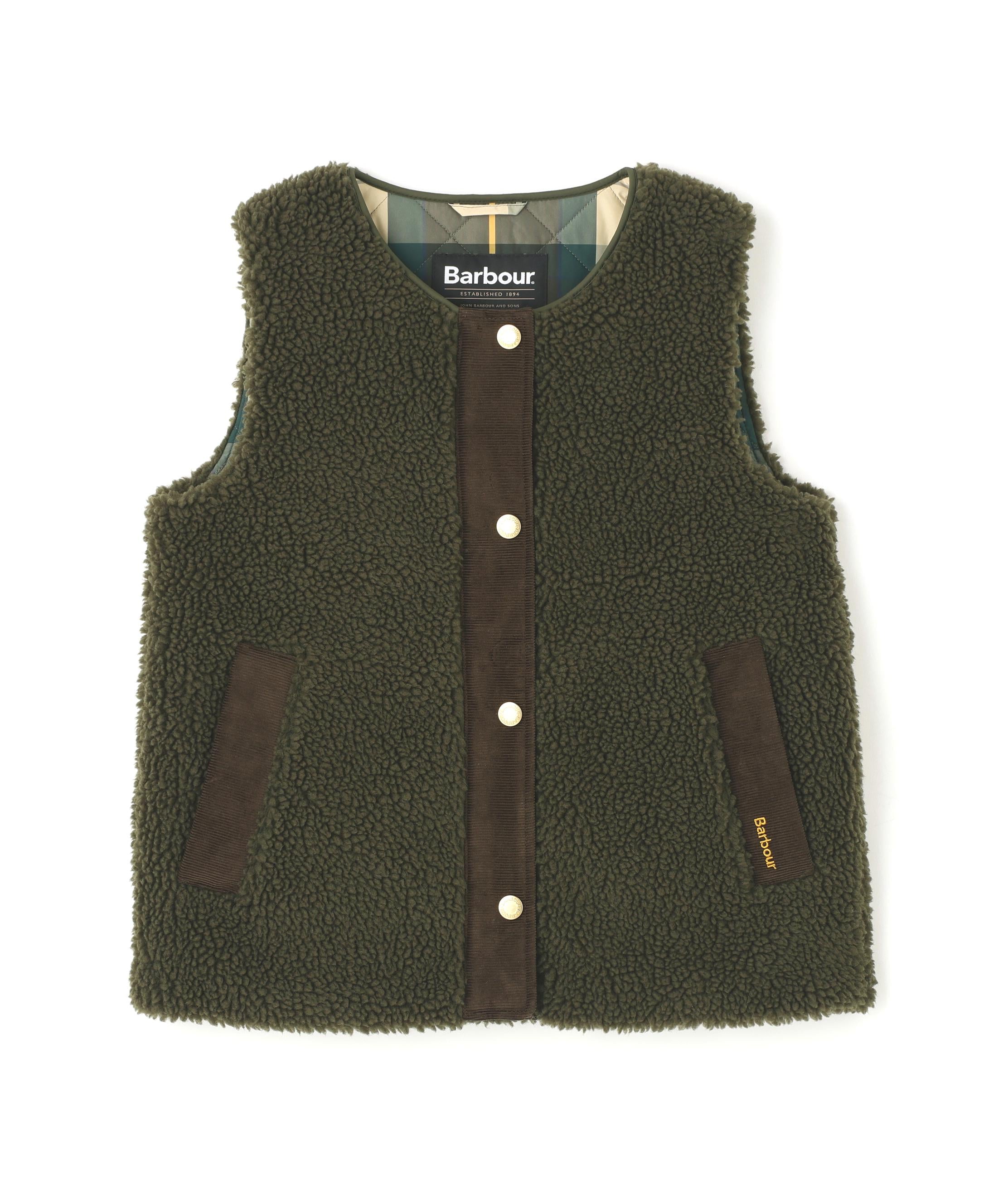 BARBOUR (バブアー) Dulsie ボア ライナー ベスト/252LLI0016 オリーブ