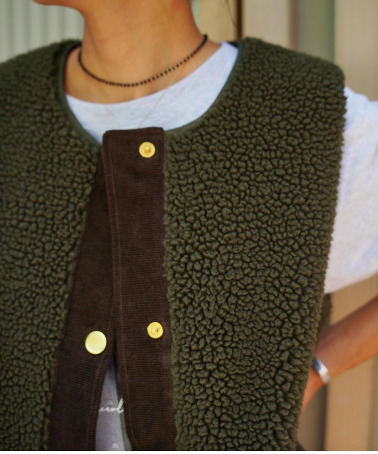 BARBOUR (バブアー) Dulsie ボア ライナー ベスト/252LLI0016 オリーブ