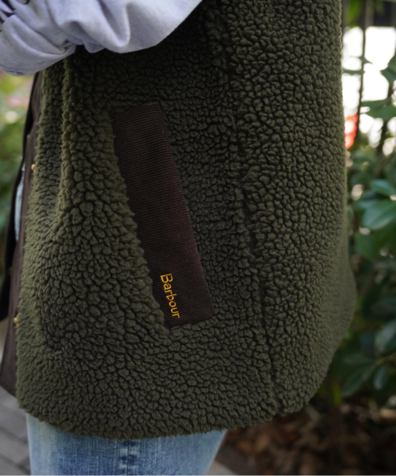 BARBOUR (バブアー) Dulsie ボア ライナー ベスト/252LLI0016 オリーブ