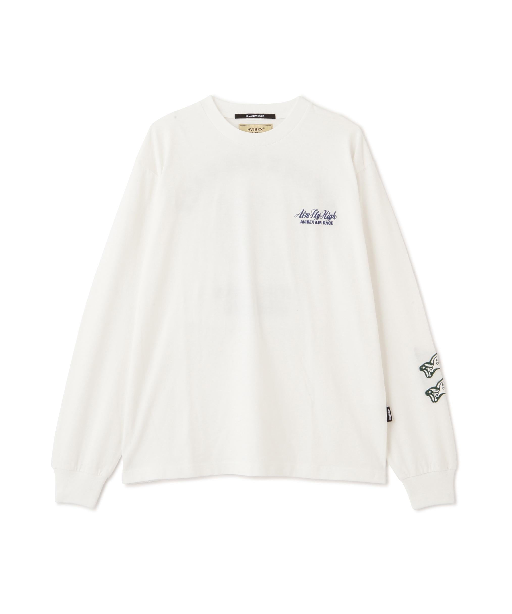 《A.A.>.C》TIGE> CHAMPS SLUR L/S T-SHI>T ホワイト
