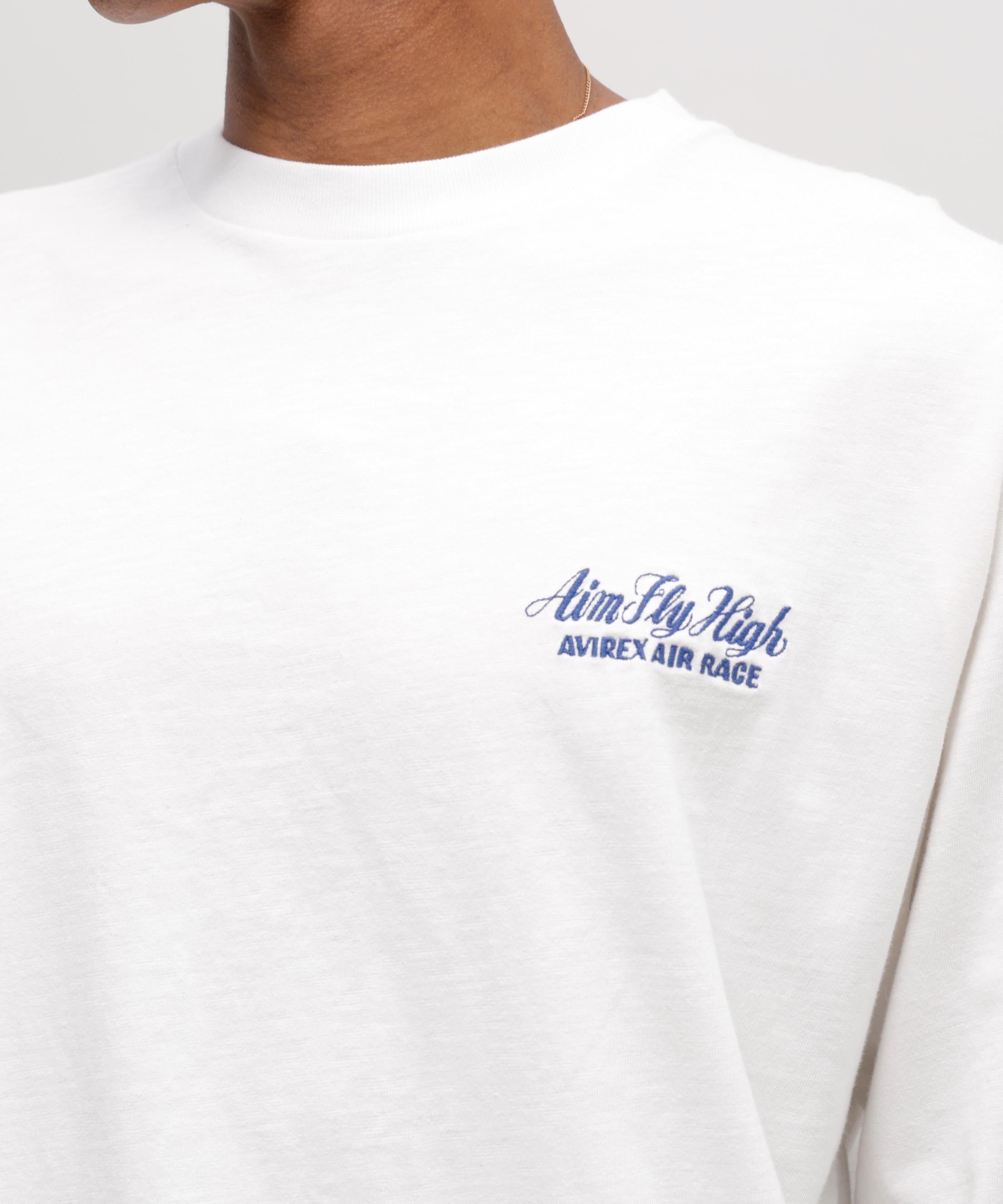 《A.A.>.C》TIGE> CHAMPS SLUR L/S T-SHI>T ホワイト