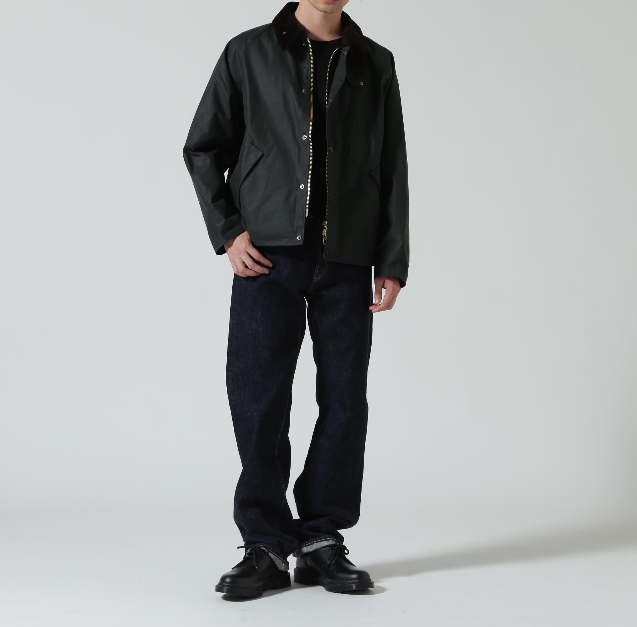 Raou <バブアー os tanspot wax トランスポートジャケット セージ1