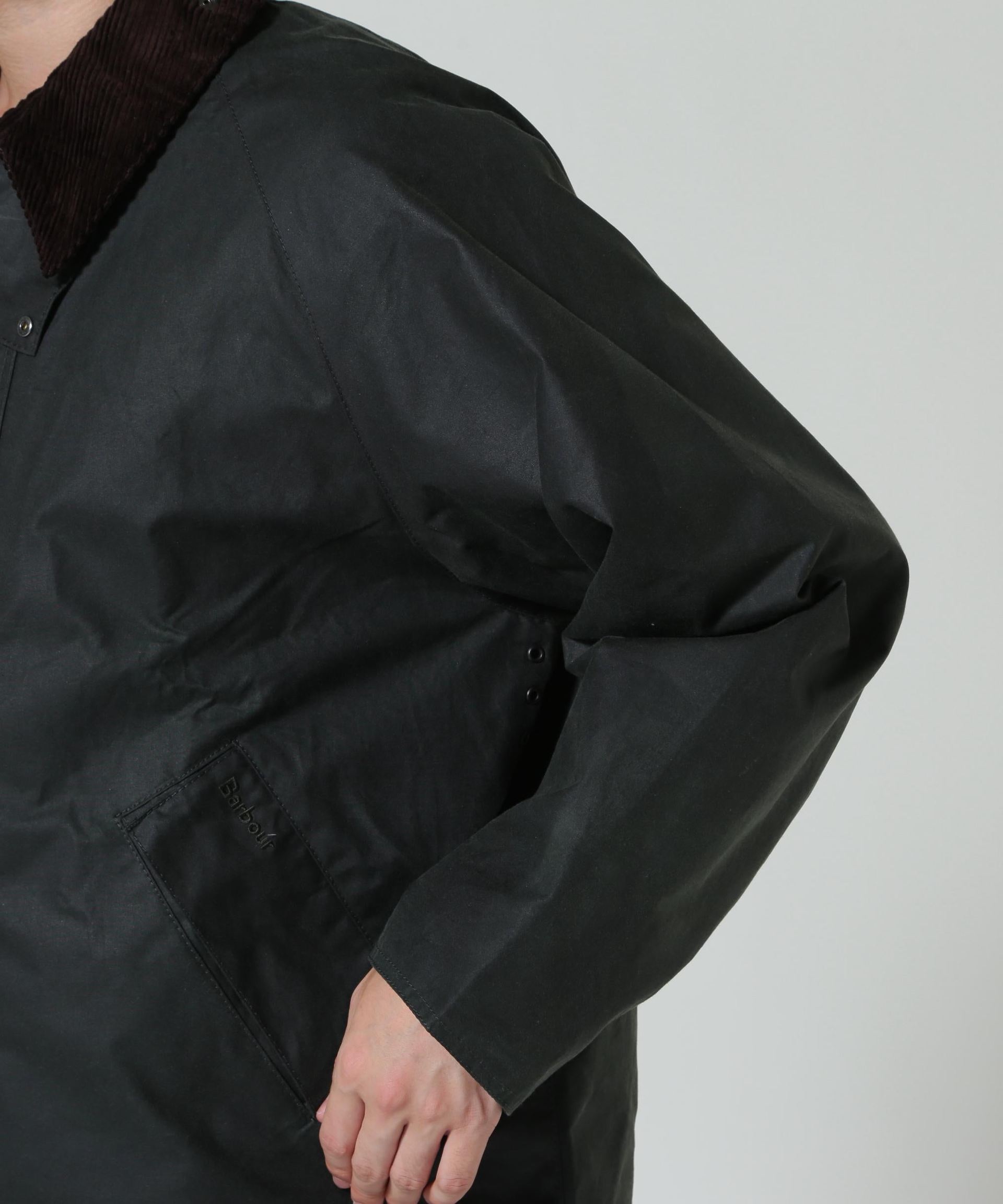 Raou <バブアー os tanspot wax トランスポートジャケット セージ1